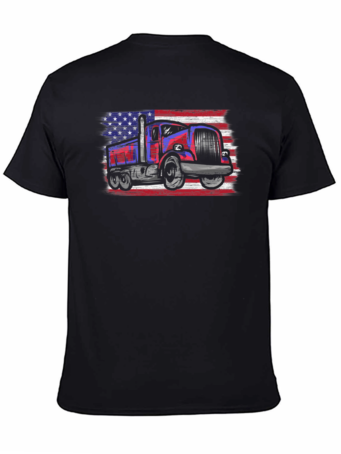 USA Truck Patriotic Graphic T-Shirt