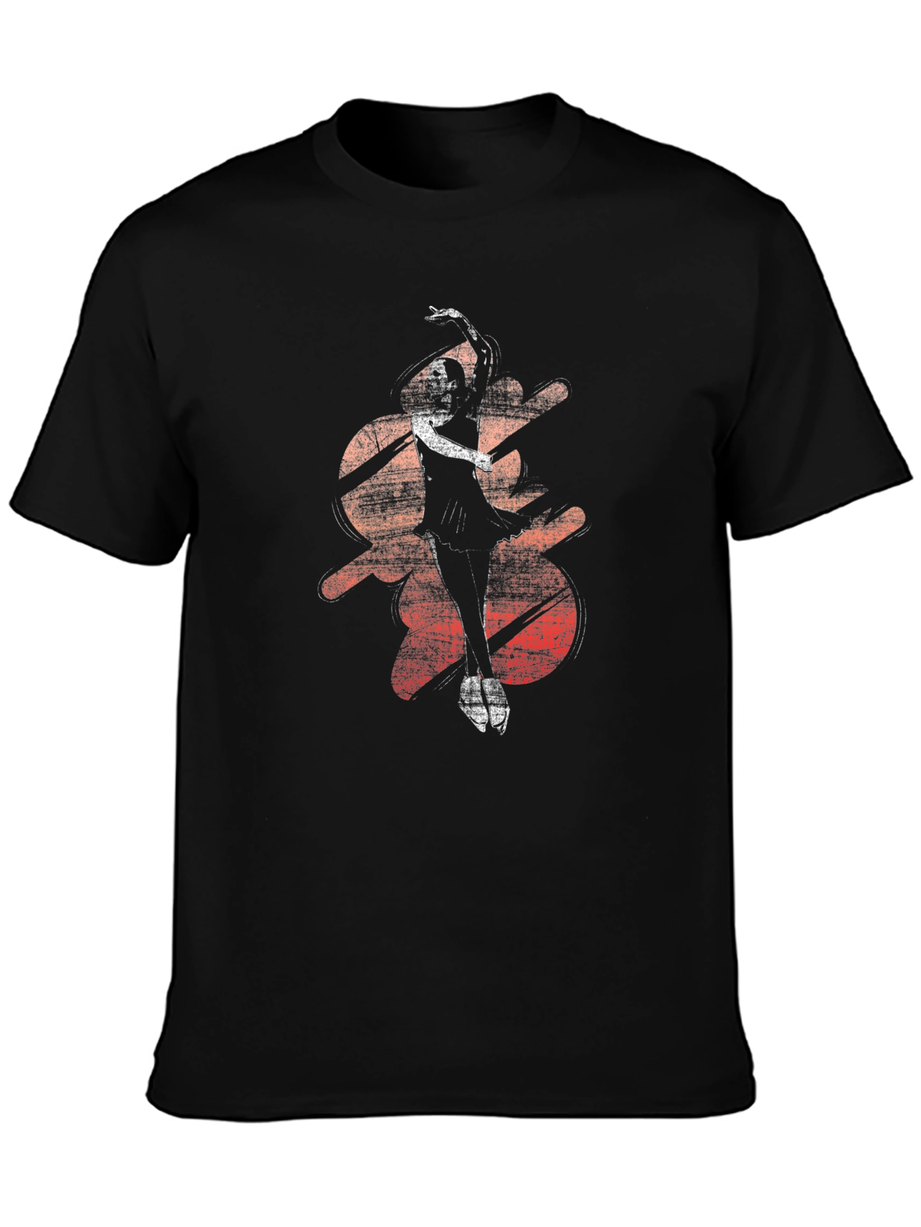 Ballet Dancer Graphic Tee - Stylish Black T-Shirt