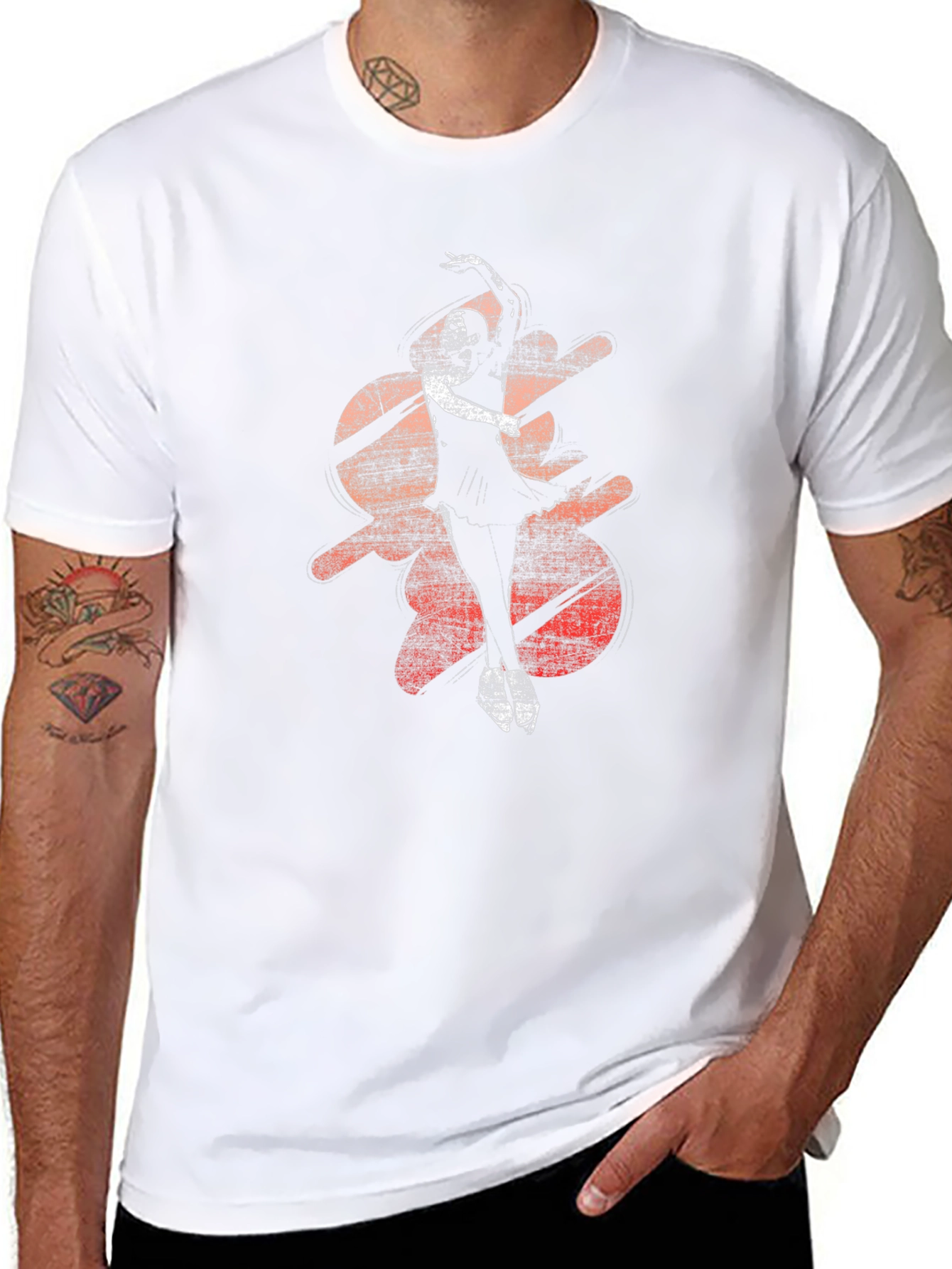 Ballet Dancer Graphic Tee - Stylish Black T-Shirt