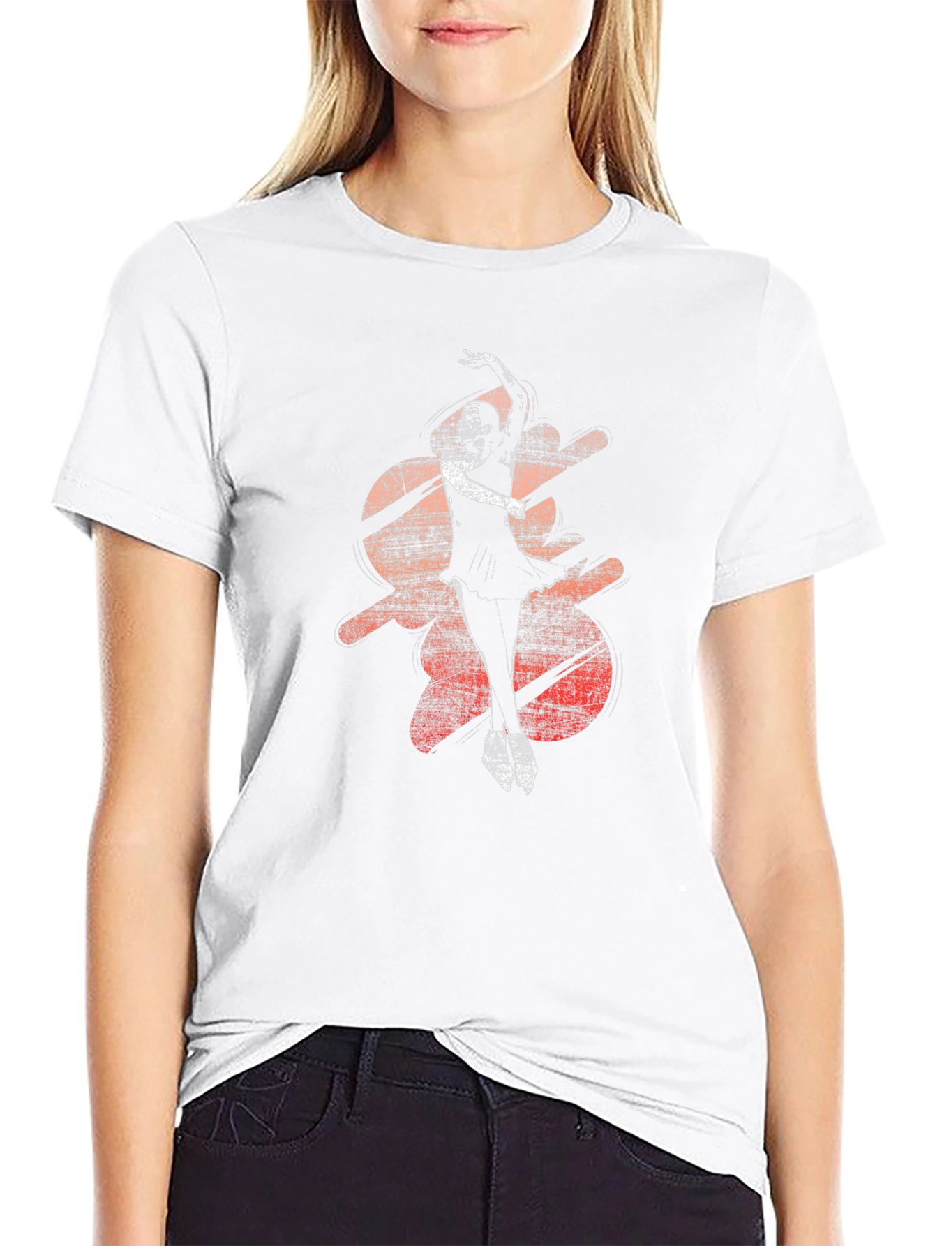 Ballet Dancer Graphic Tee - Stylish Black T-Shirt