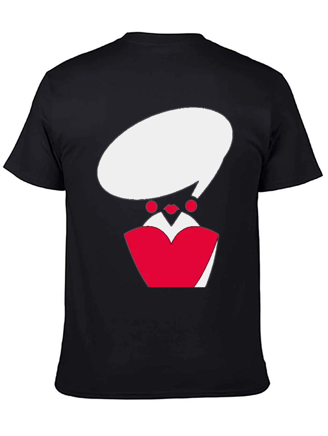 Queen of Hearts Graphic Tee - Black Cotton T-Shirt