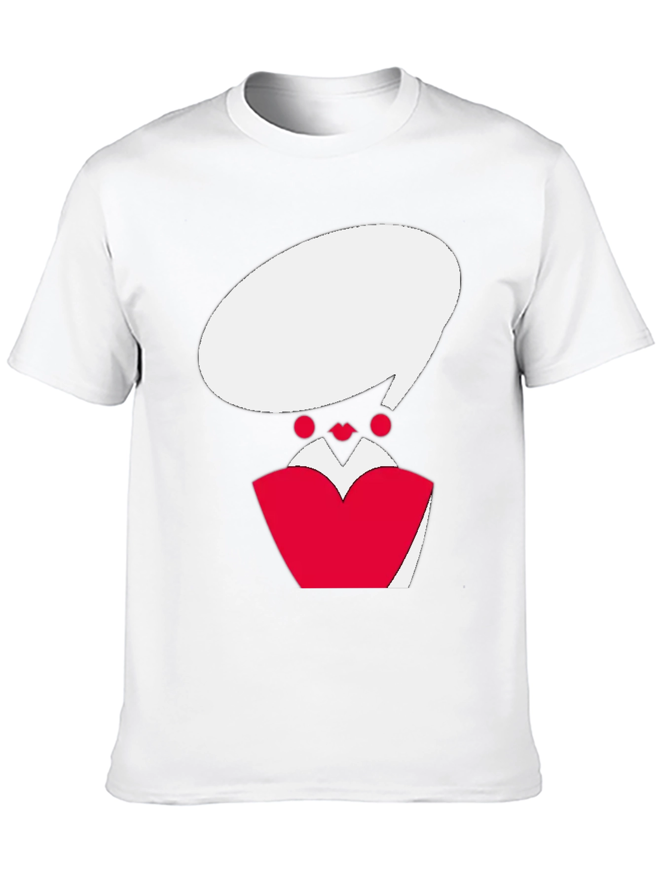 Queen of Hearts Graphic Tee - Black Cotton T-Shirt