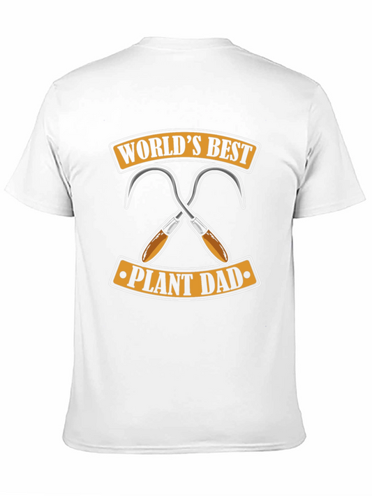 Worlds Best Plant Dad T-Shirt - Gardening Gift