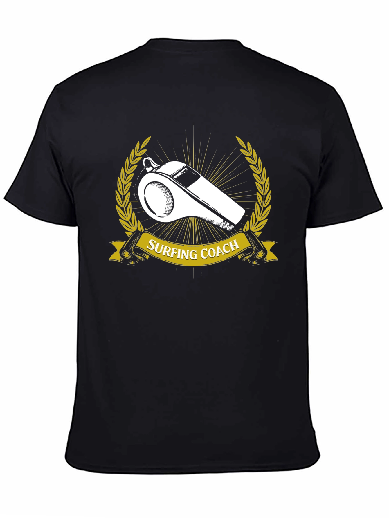 Surfing Coach T-Shirt - Whistle Design