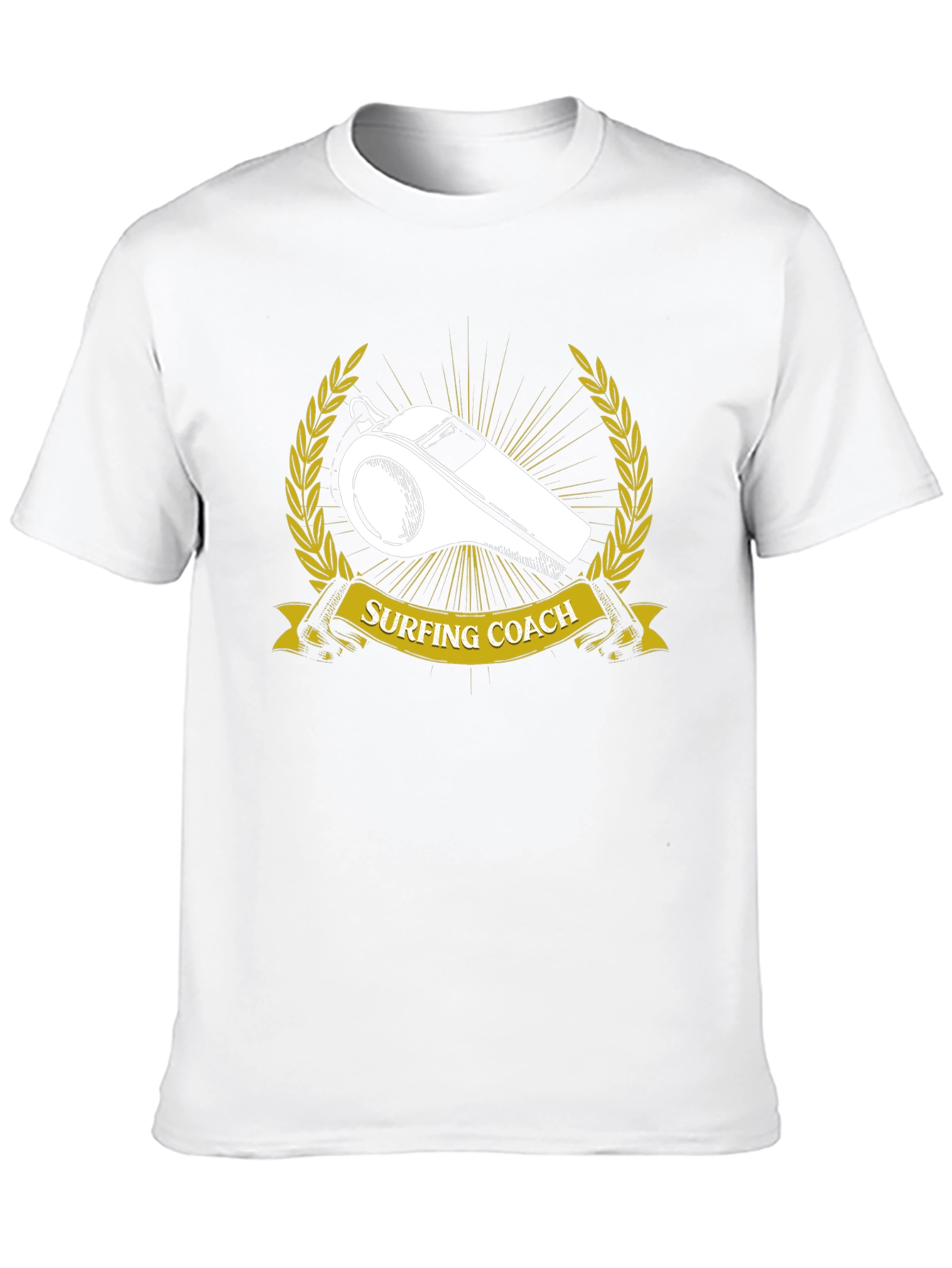 Surfing Coach T-Shirt - Whistle Design