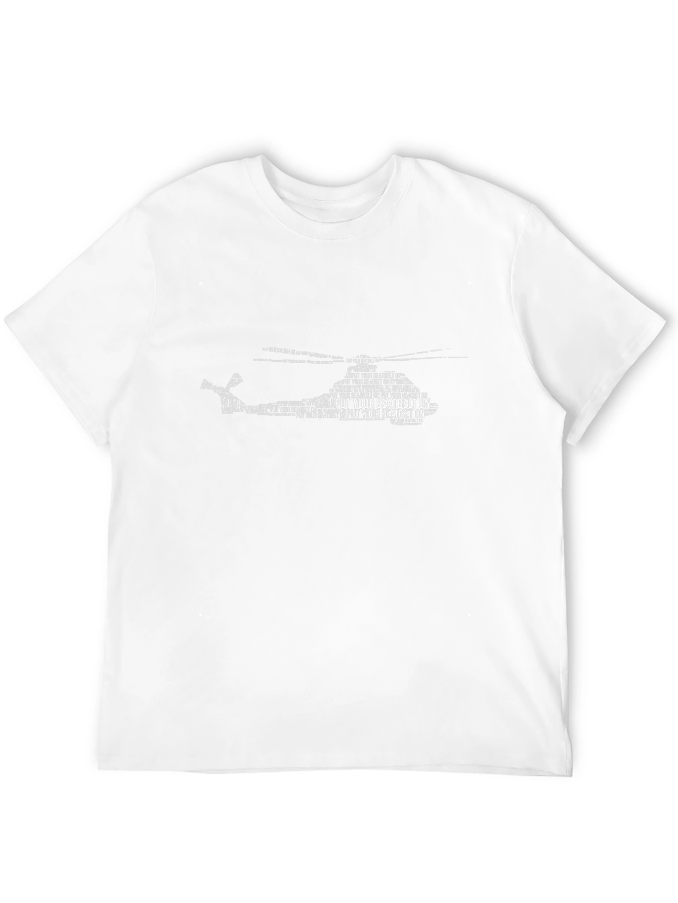 Helicopter Seatbelt Headset T-Shirt