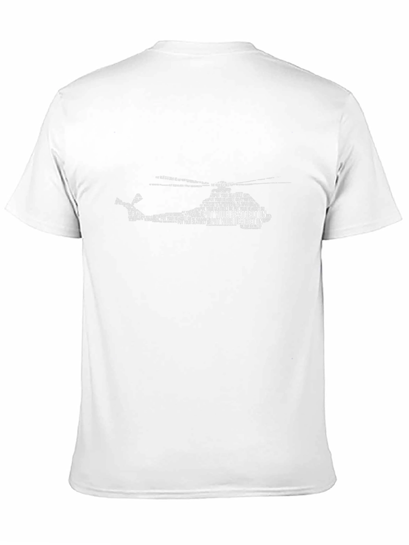 Helicopter Seatbelt Headset T-Shirt