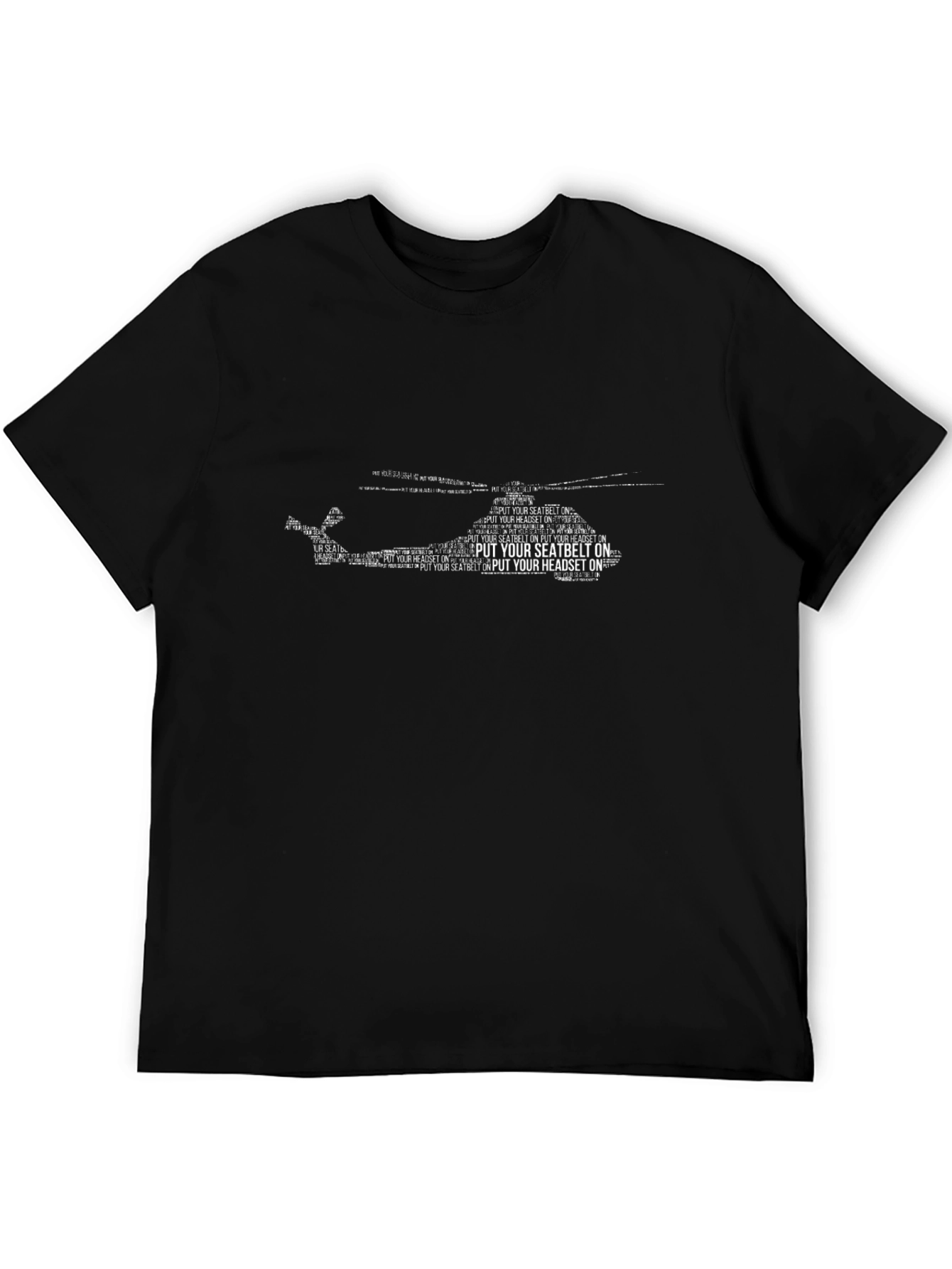 Helicopter Seatbelt Headset T-Shirt