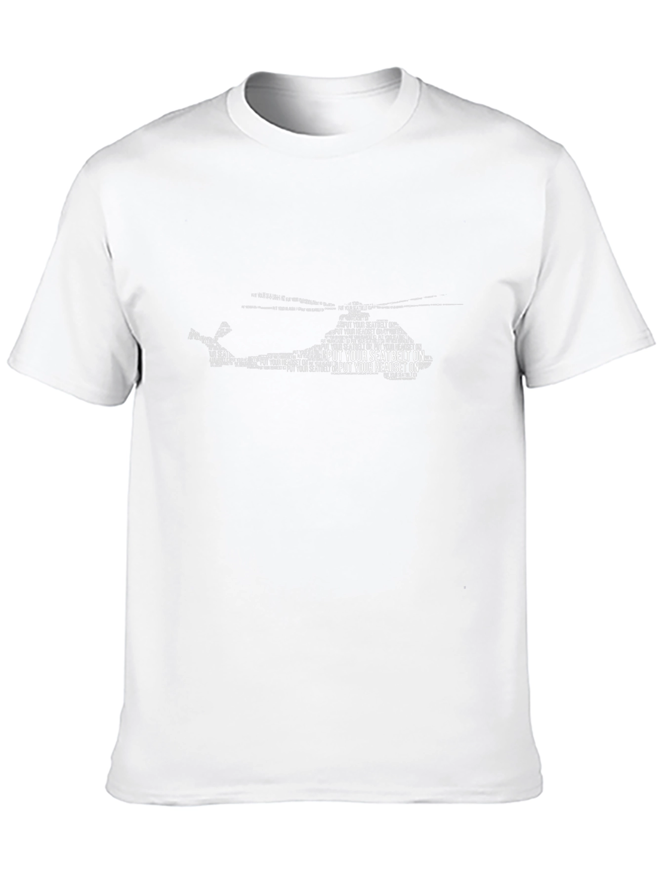Helicopter Seatbelt Headset T-Shirt