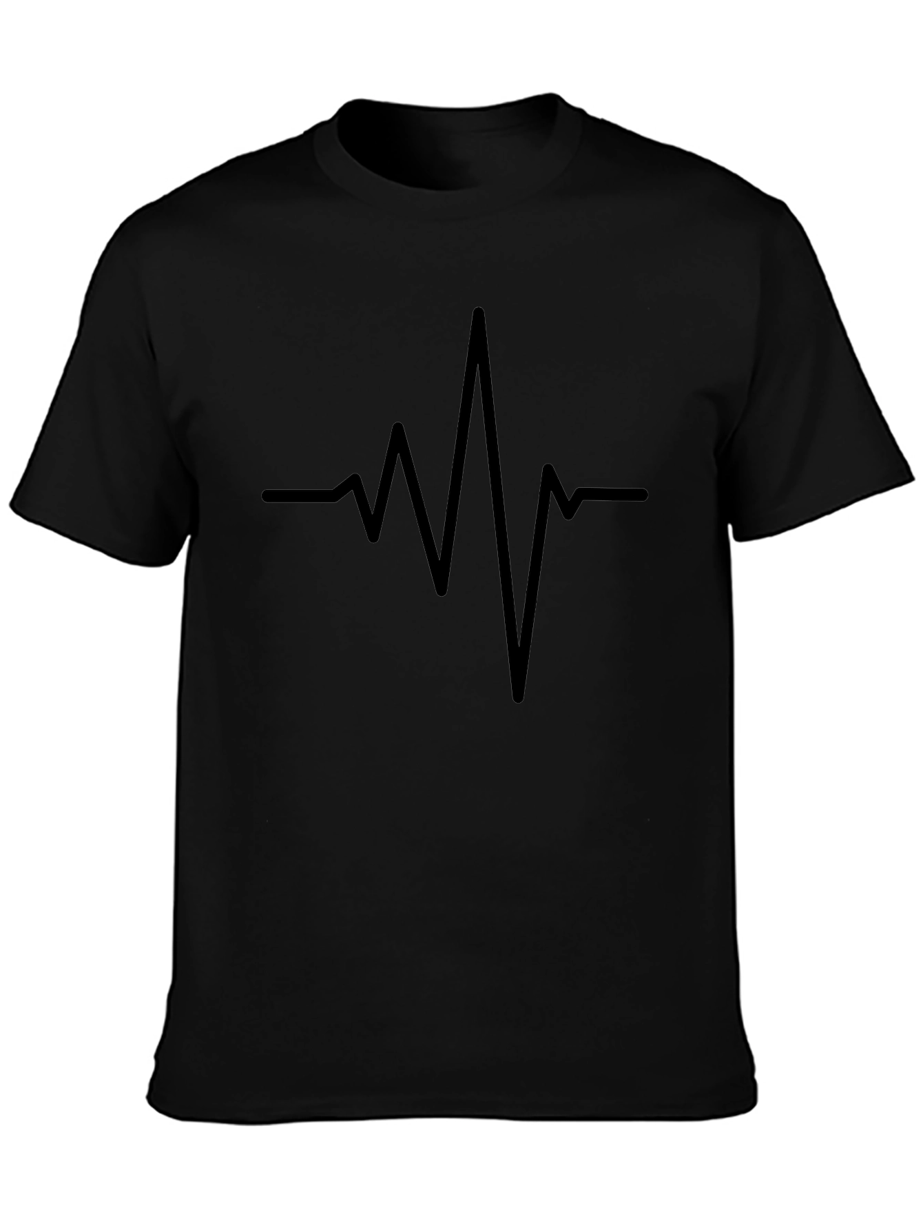 Heartbeat Graphic T-Shirt - Stylish Minimalist Design