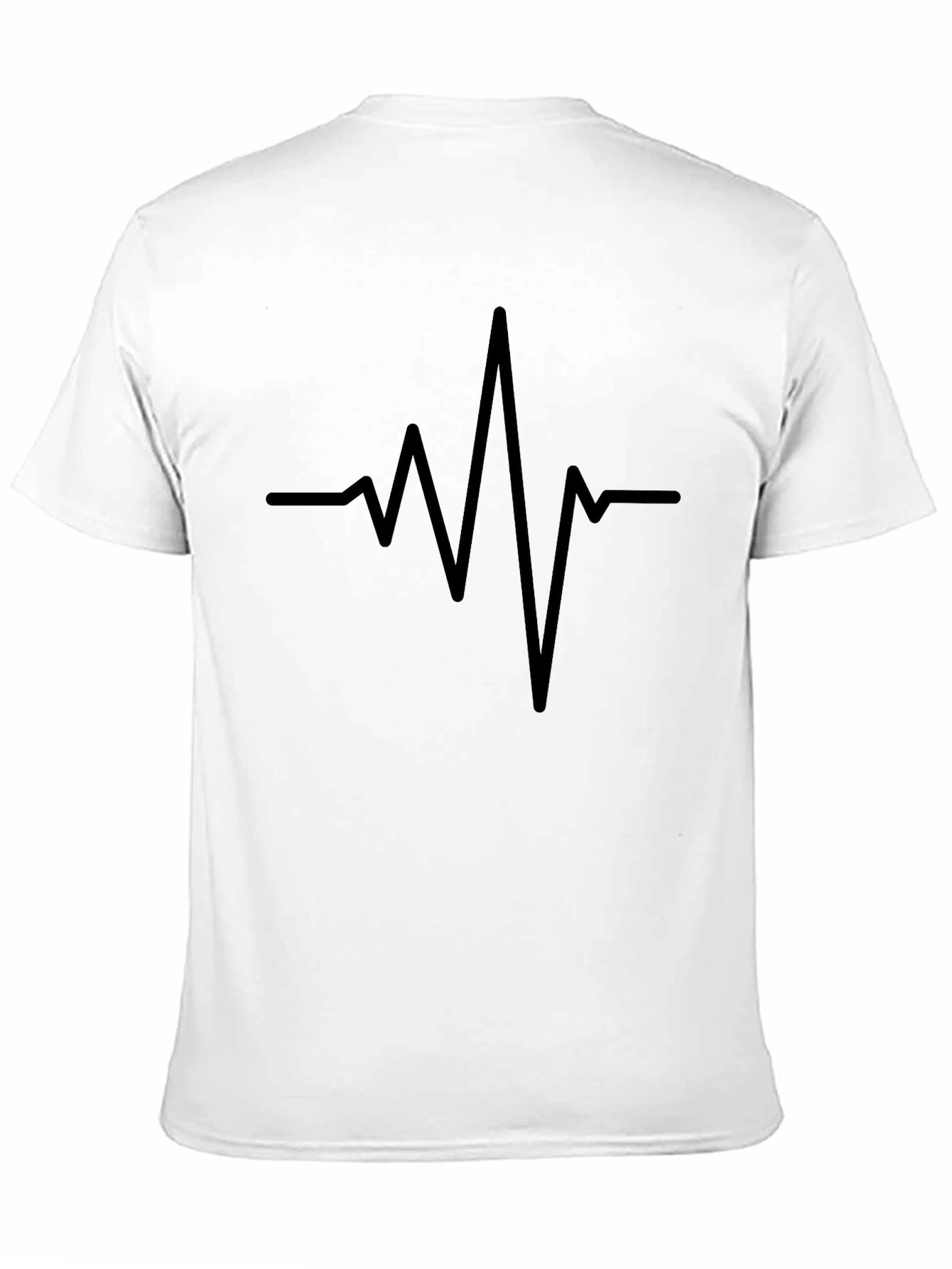 Heartbeat Graphic T-Shirt - Stylish Minimalist Design