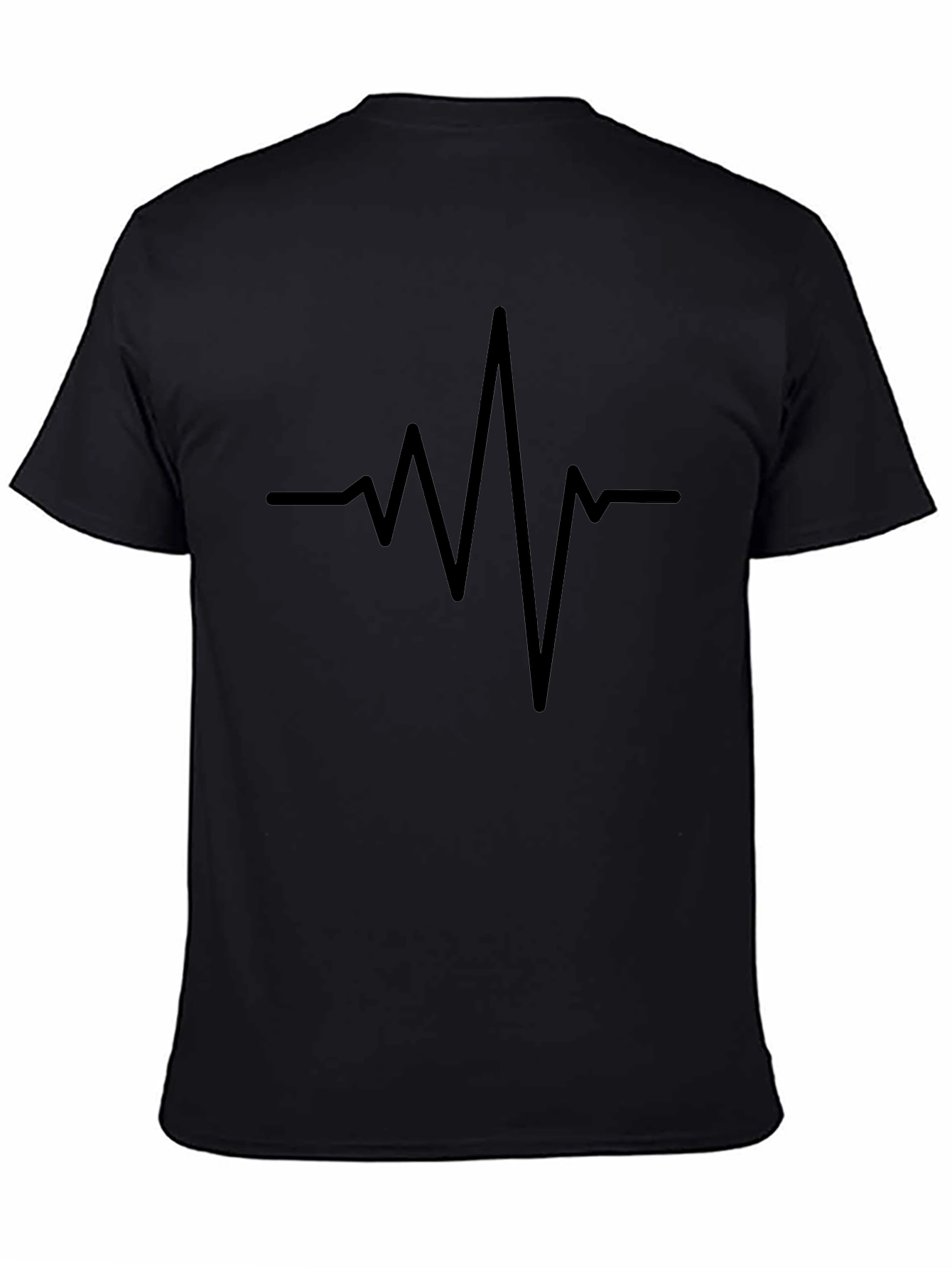 Heartbeat Graphic T-Shirt - Stylish Minimalist Design