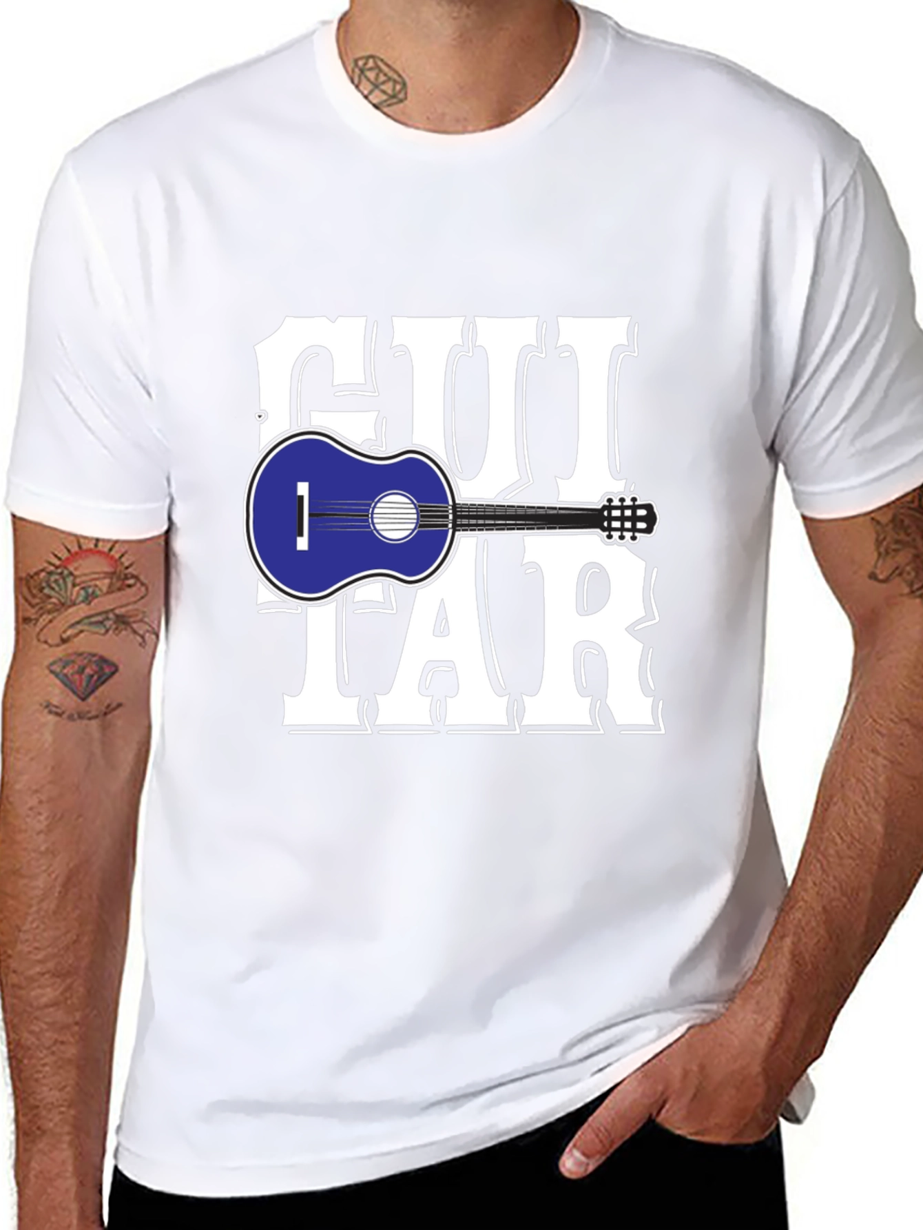 Guitar T-Shirt - Musical Instrument Graphic Tee