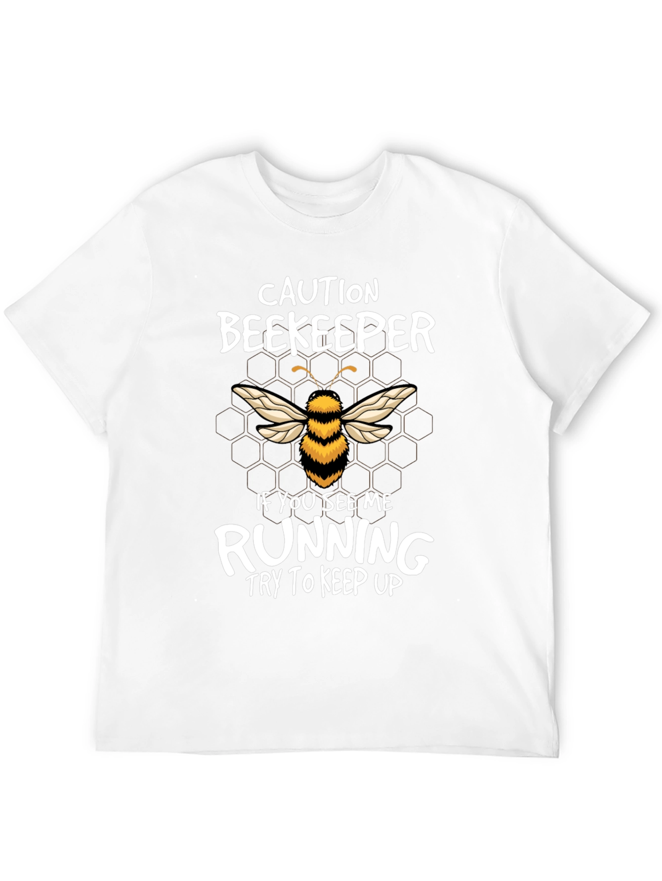 Caution Beekeeper Running T-Shirt