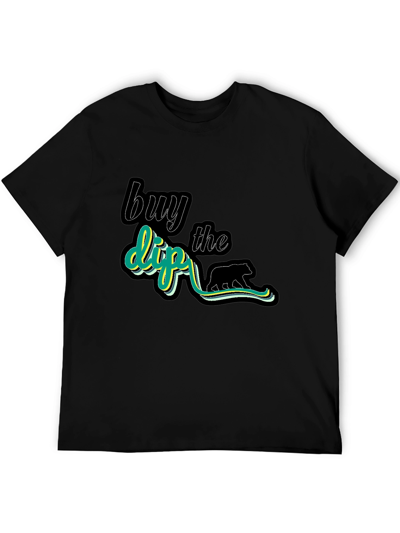Buy the Dip Black Cotton Graphic Tee