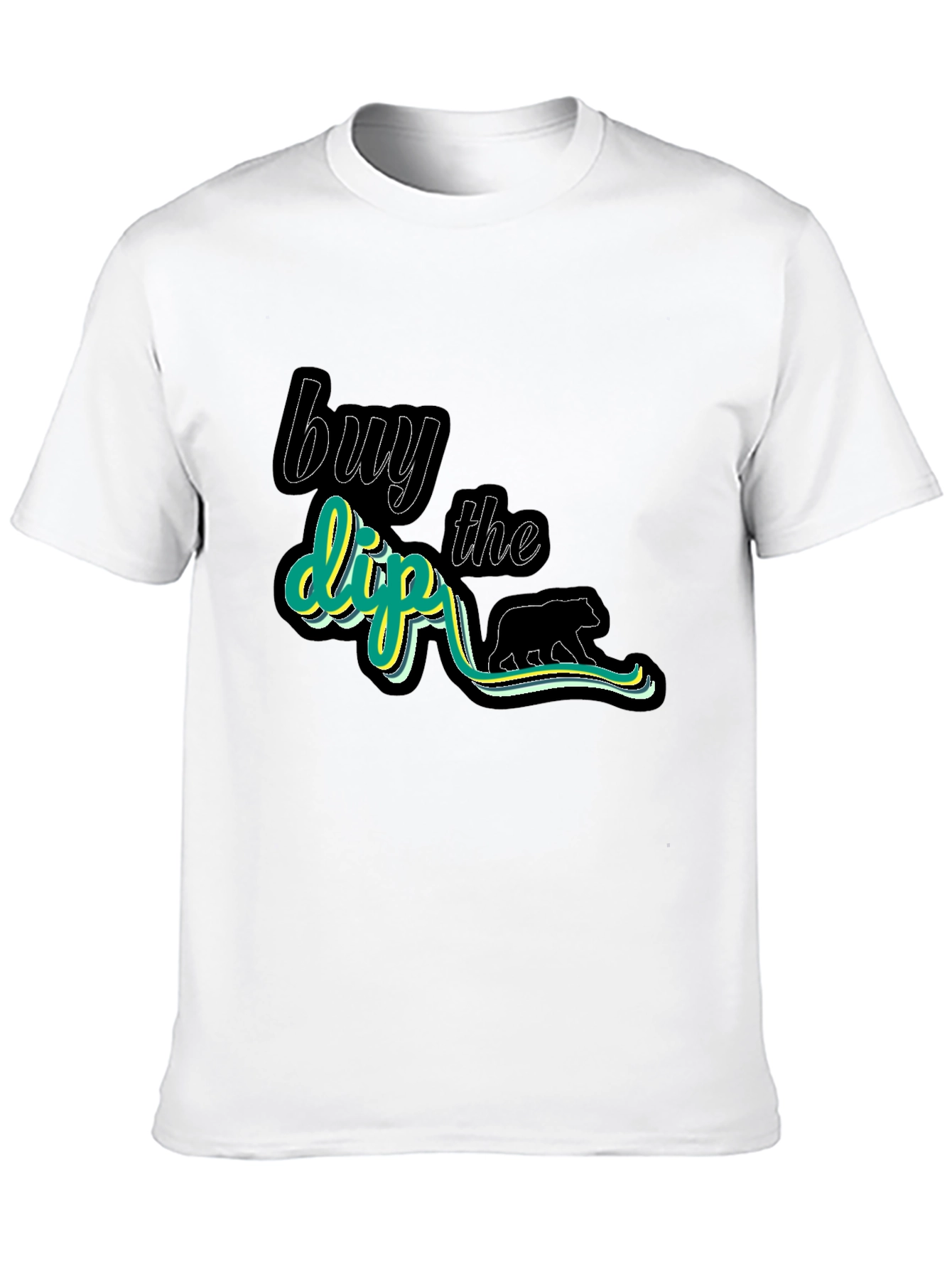 Buy the Dip Black Cotton Graphic Tee