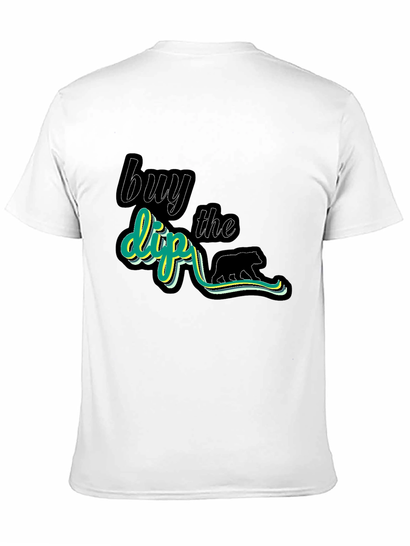 Buy the Dip Black Cotton Graphic Tee