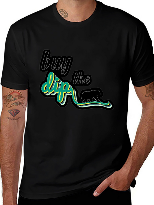Buy the Dip Black Cotton Graphic Tee
