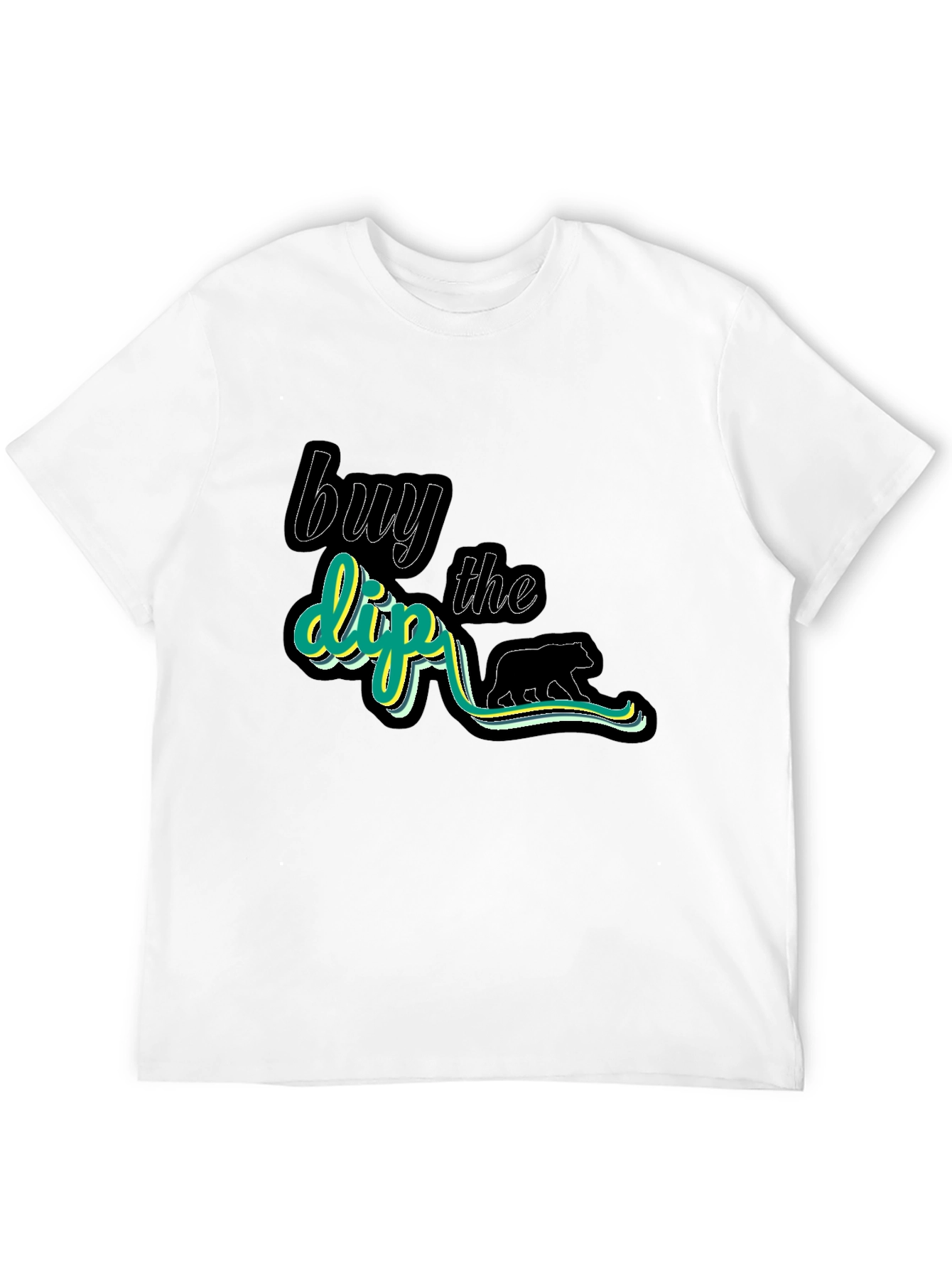 Buy the Dip Black Cotton Graphic Tee