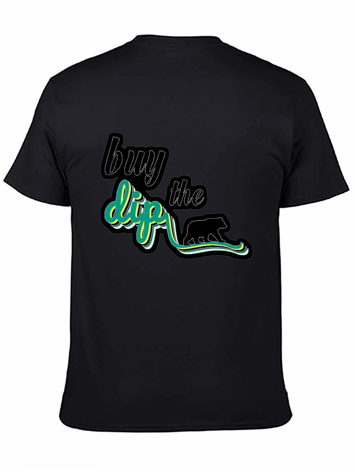 Buy the Dip Black Cotton Graphic Tee