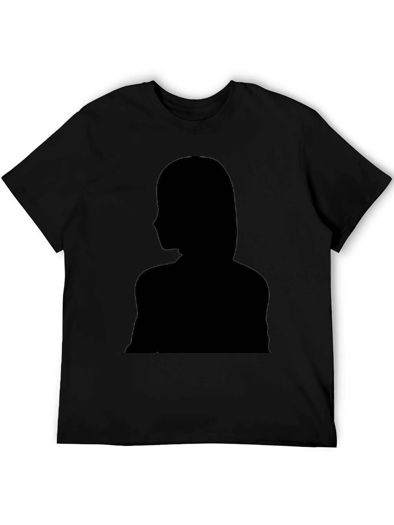 Silhouette Graphic T-Shirt - Stylish Black Tee