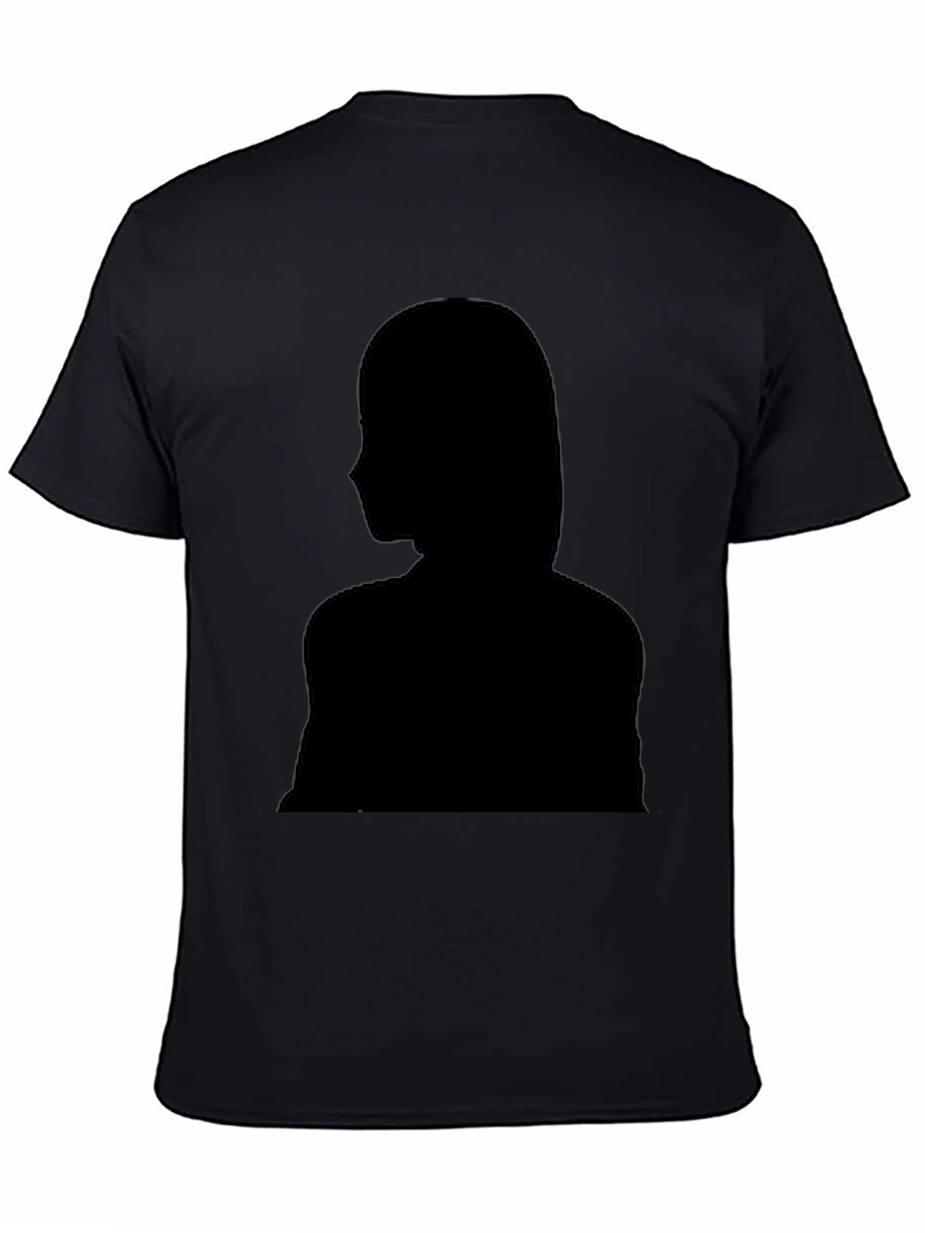 Silhouette Graphic T-Shirt - Stylish Black Tee