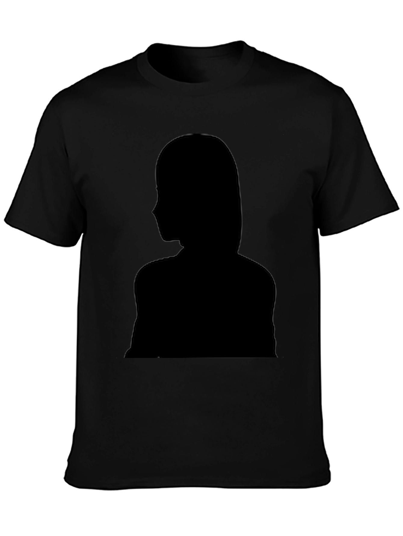 Silhouette Graphic T-Shirt - Stylish Black Tee