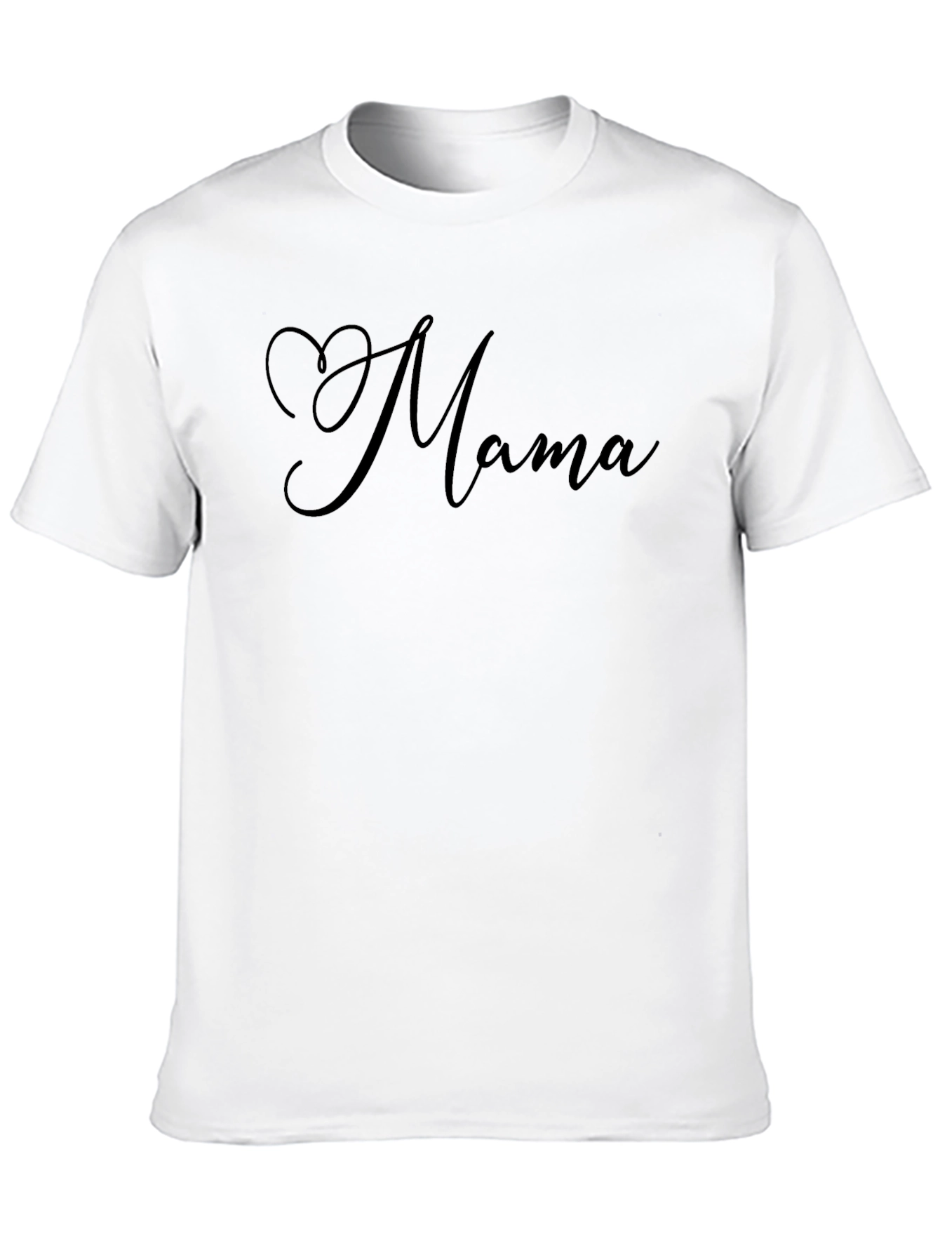 Mama Heart Graphic T-Shirt - Soft Cotton Blend
