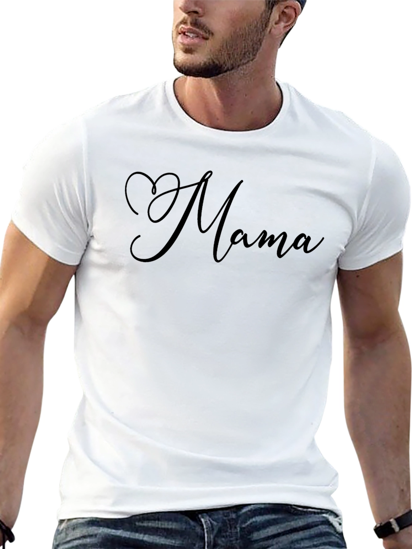 Mama Heart Graphic T-Shirt - Soft Cotton Blend