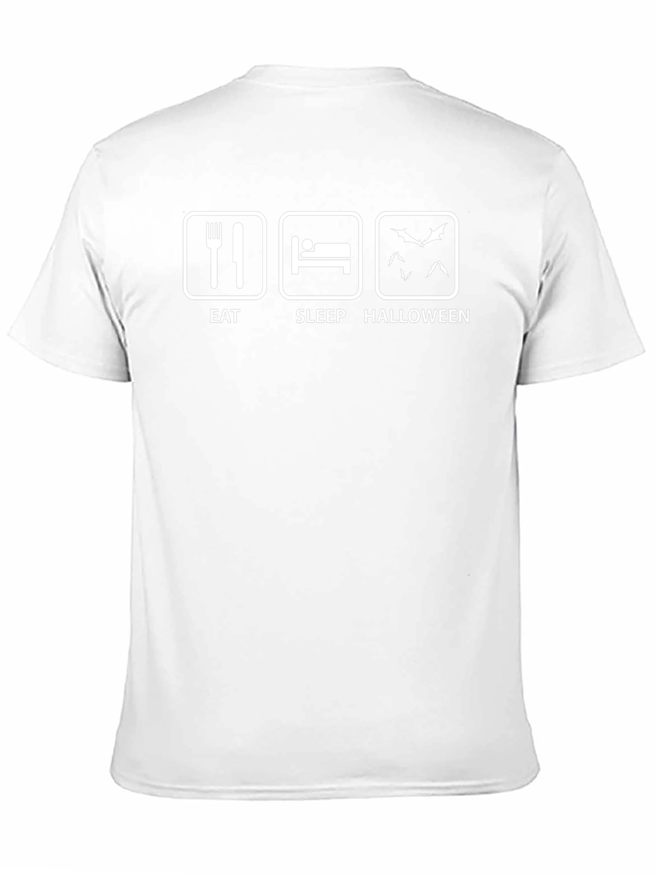 Eat Sleep Halloween T-Shirt - Funny Graphic Tee