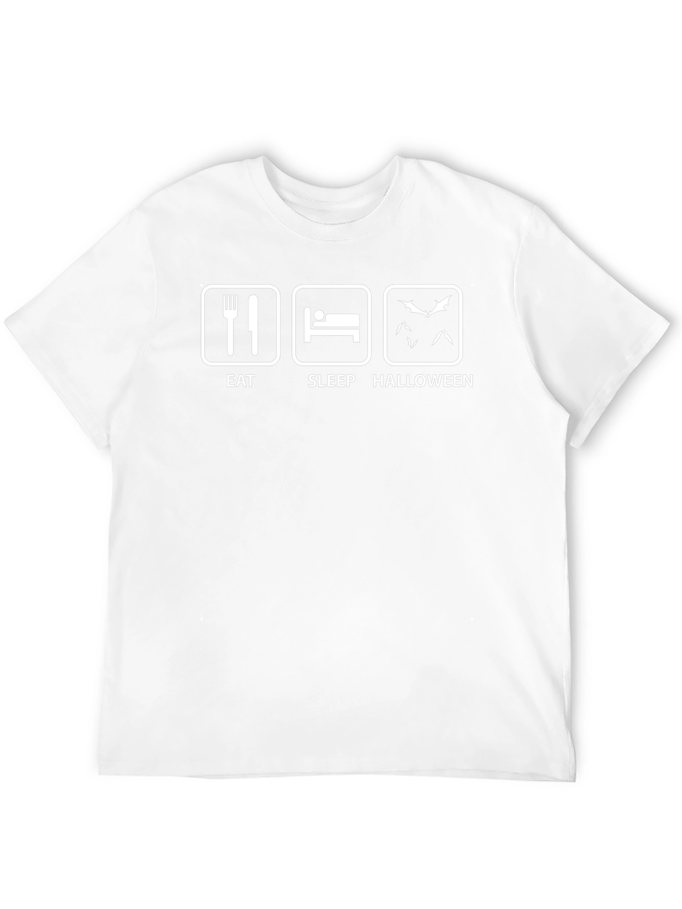 Eat Sleep Halloween T-Shirt - Funny Graphic Tee