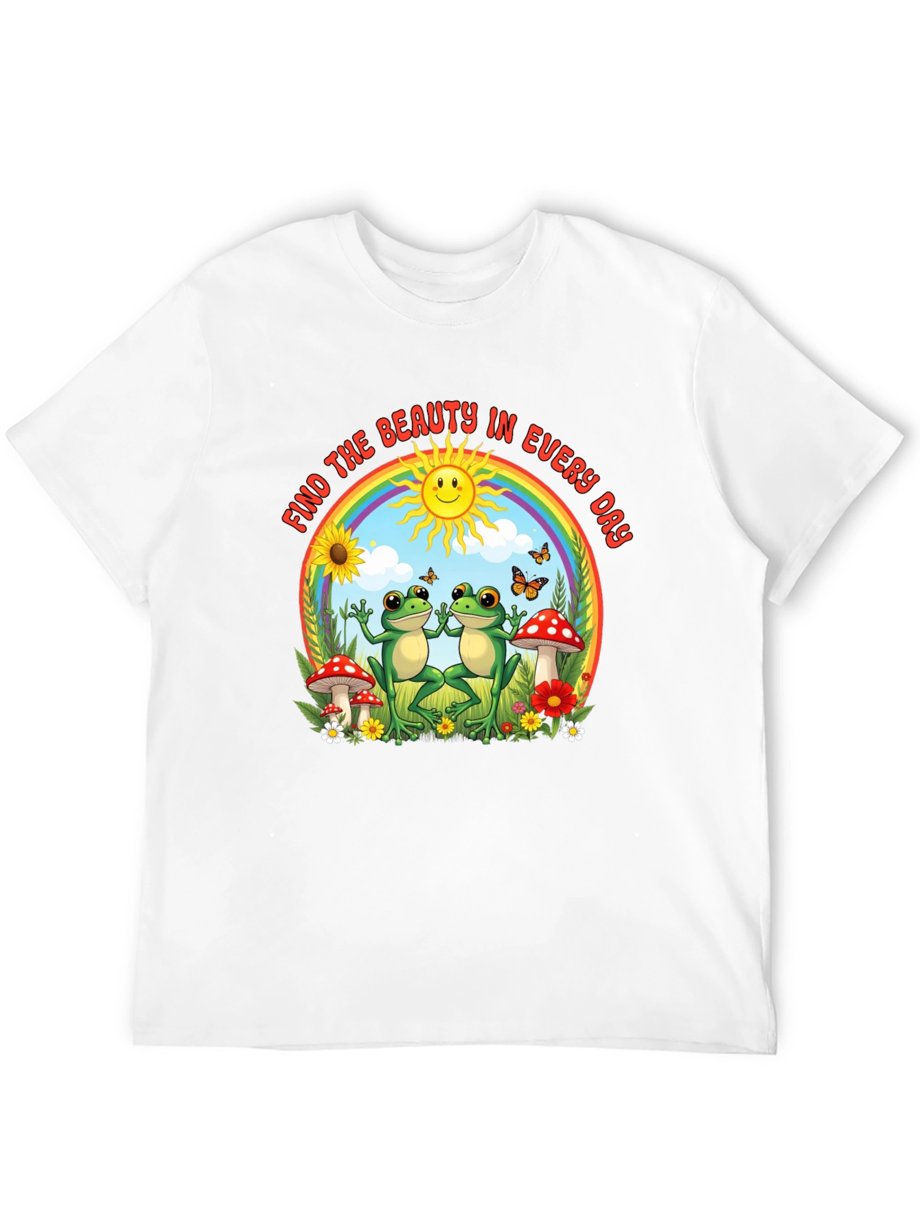 Find The Beauty Frog Graphic T-Shirt
