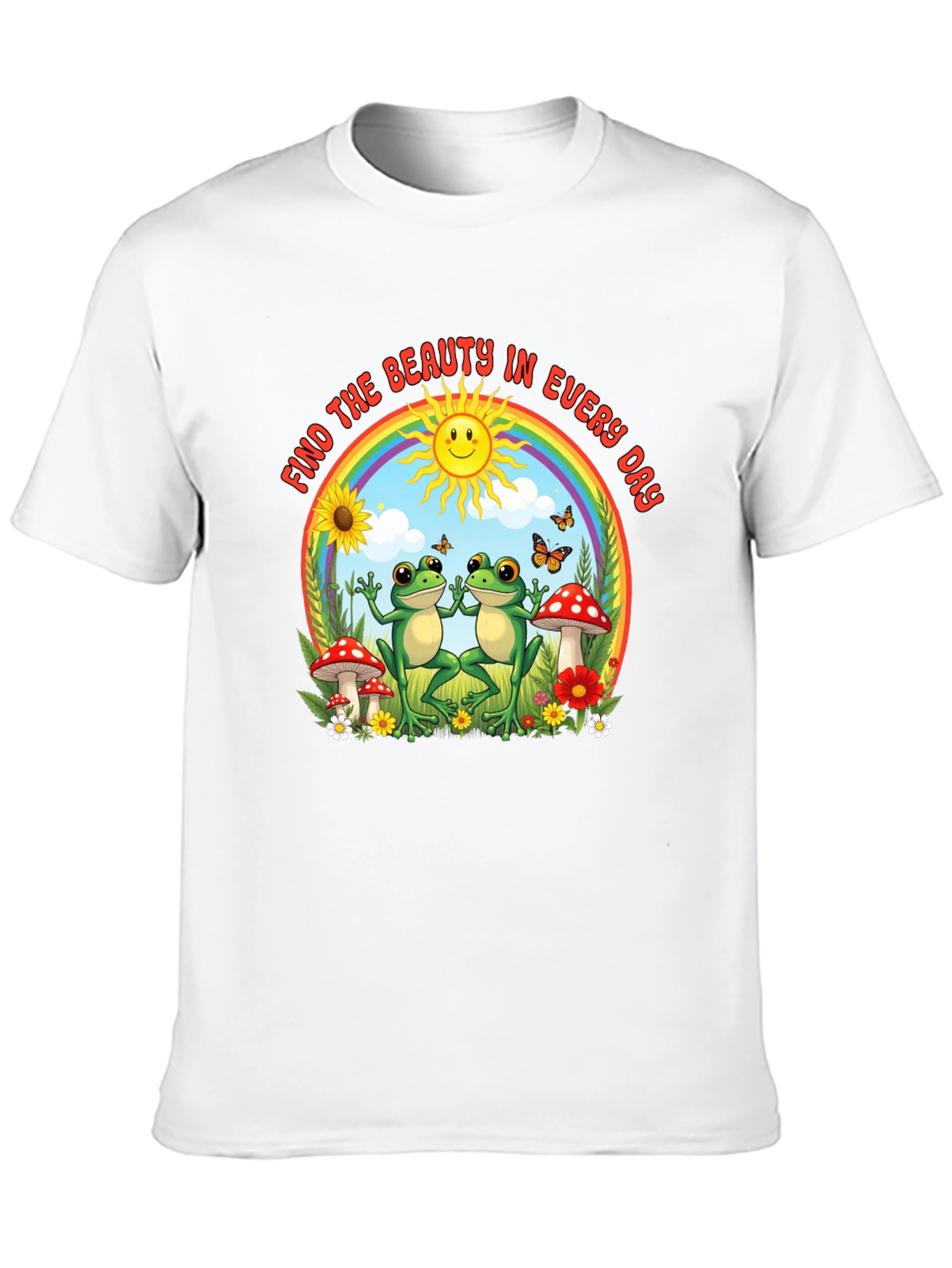 Find The Beauty Frog Graphic T-Shirt