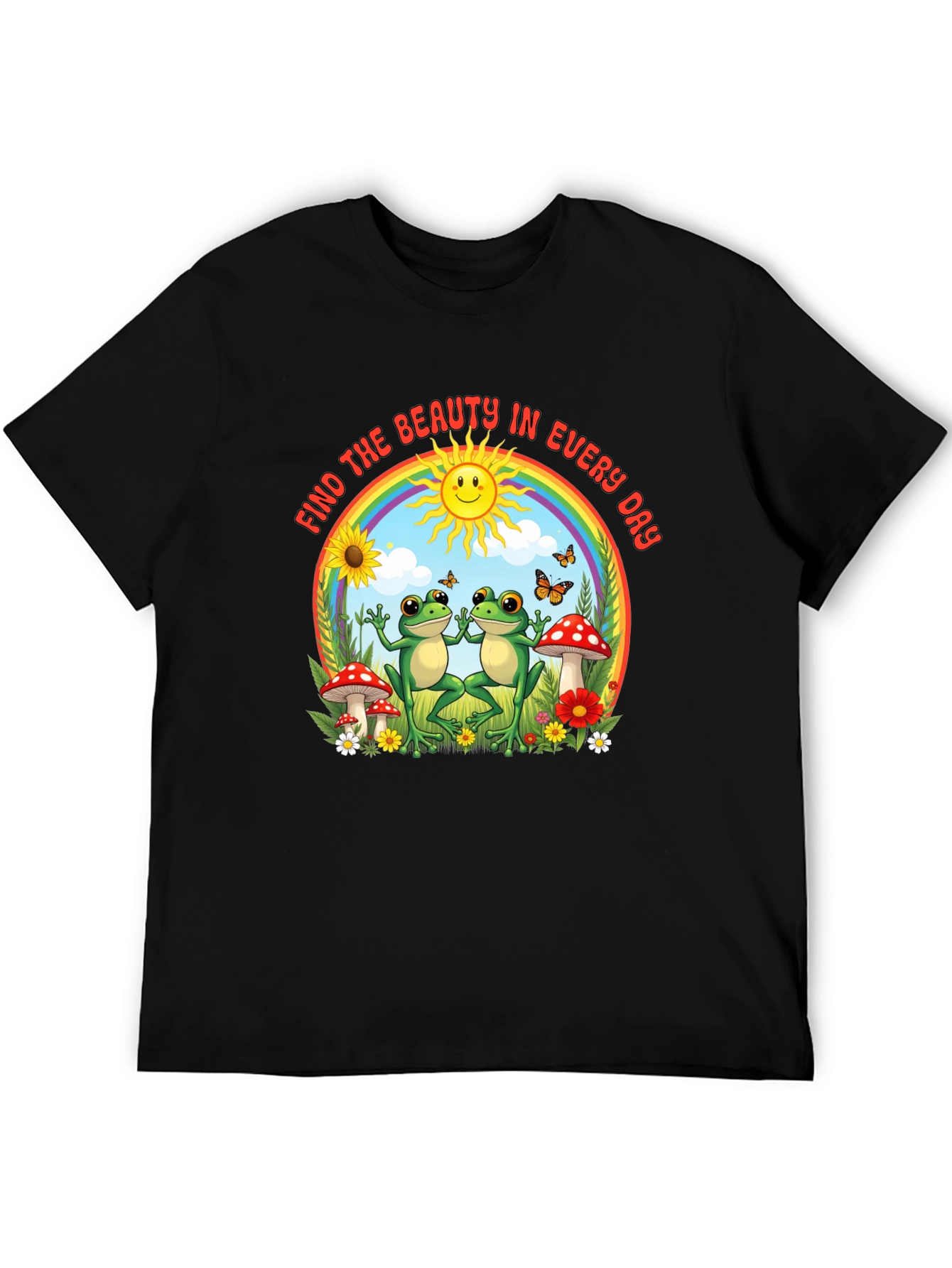 Find The Beauty Frog Graphic T-Shirt