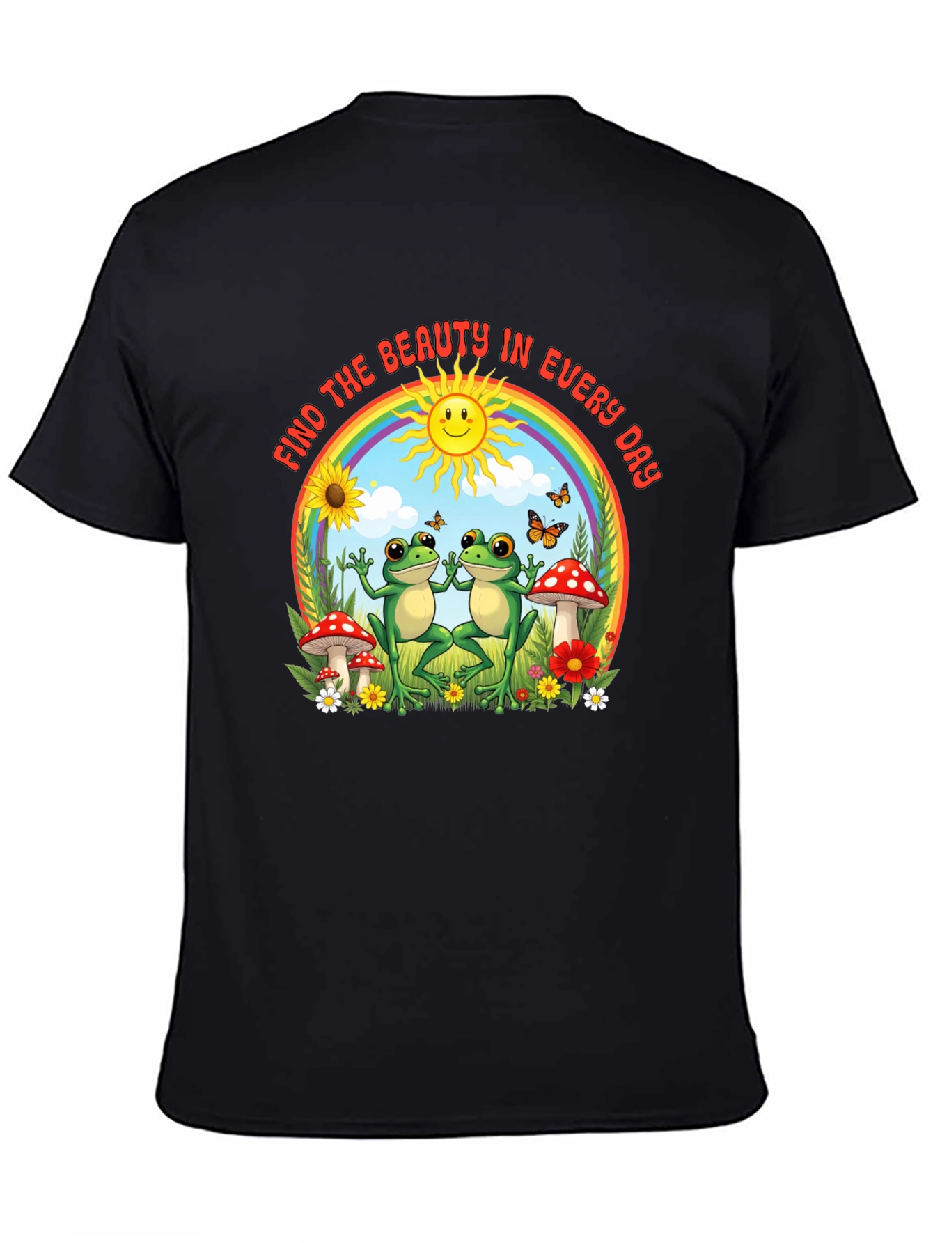 Find The Beauty Frog Graphic T-Shirt