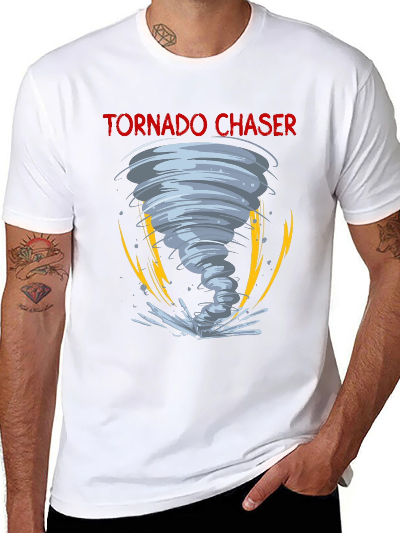 Tornado Chaser Graphic Tee - Weather Enthusiast T-Shirt