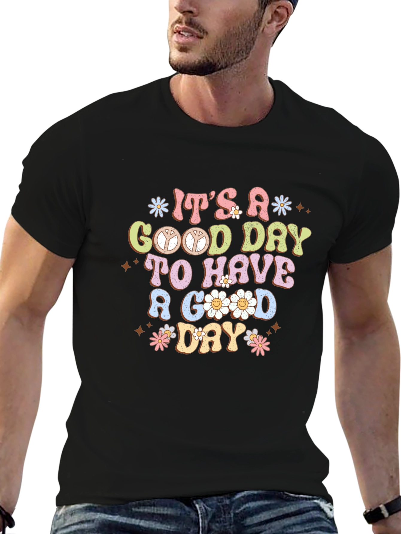 Good Day Graphic Tee - Retro Style