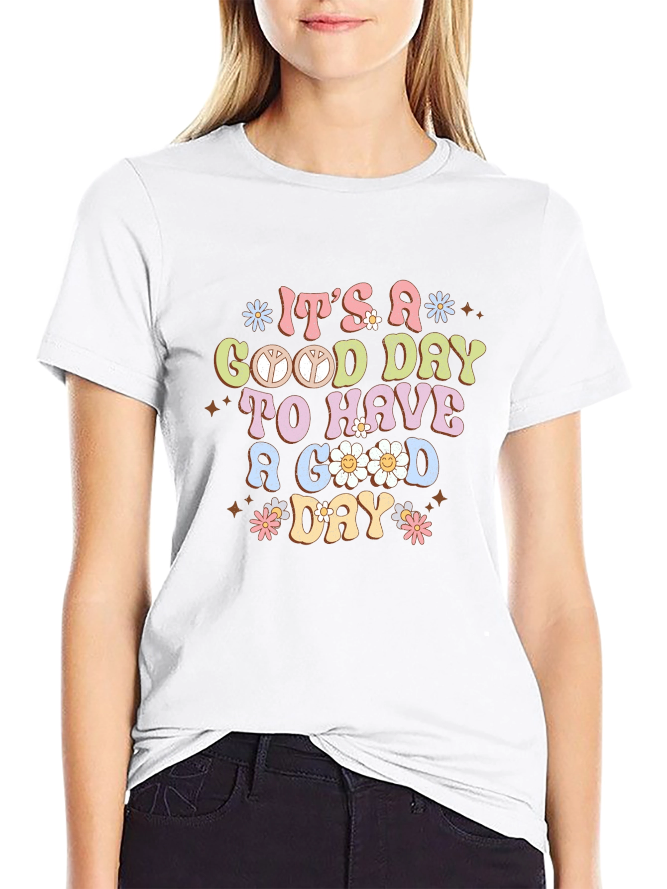 Good Day Graphic Tee - Retro Style