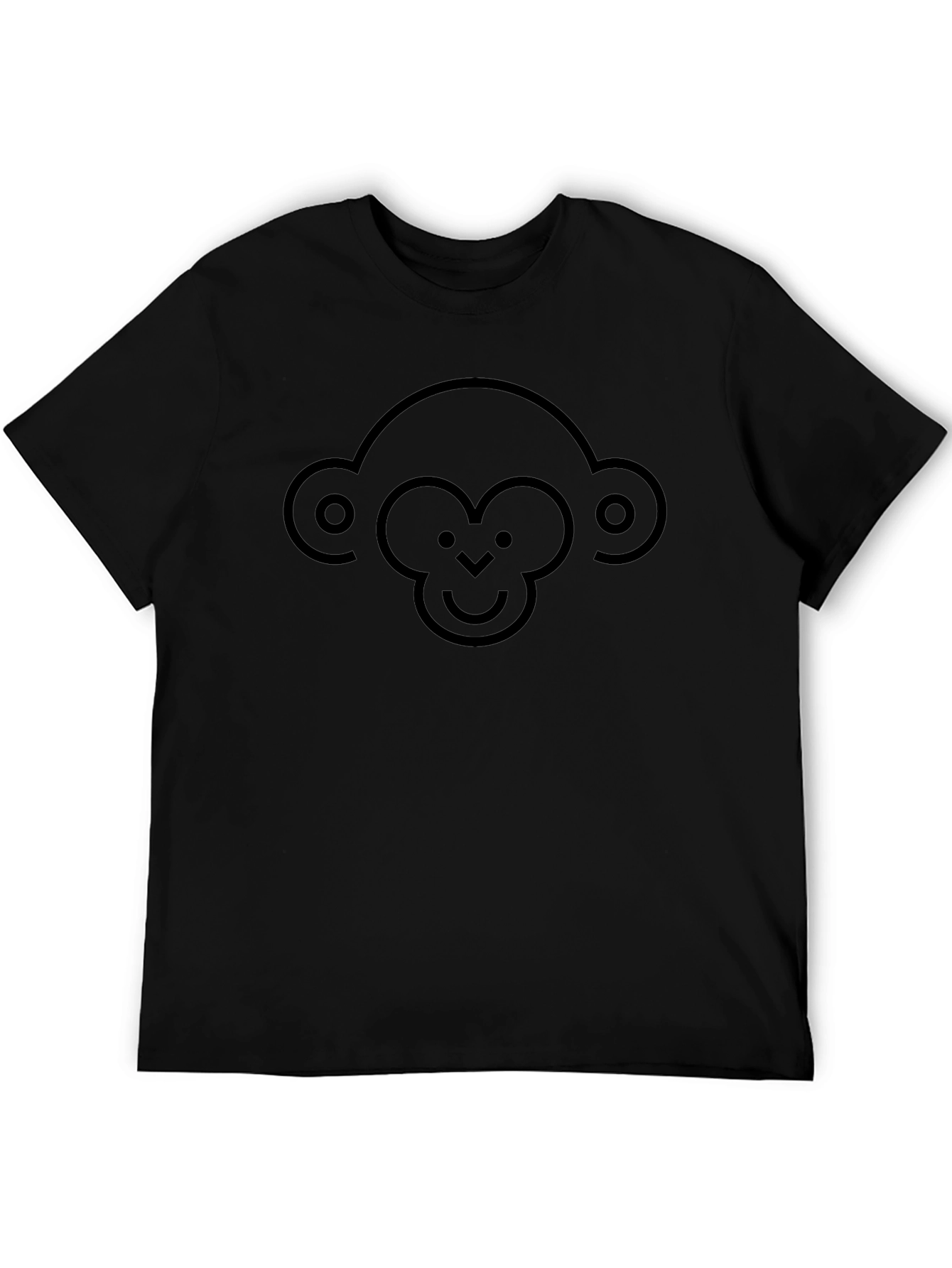 Monkey Face Graphic Tee - Stylish & Fun
