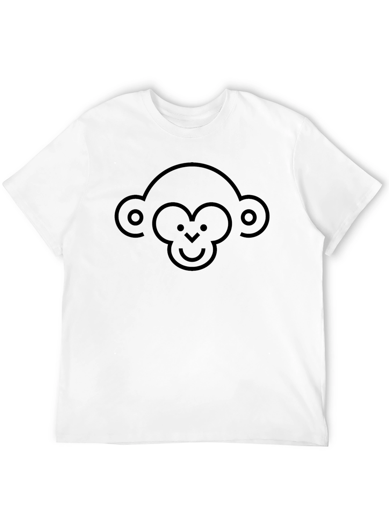 Monkey Face Graphic Tee - Stylish & Fun