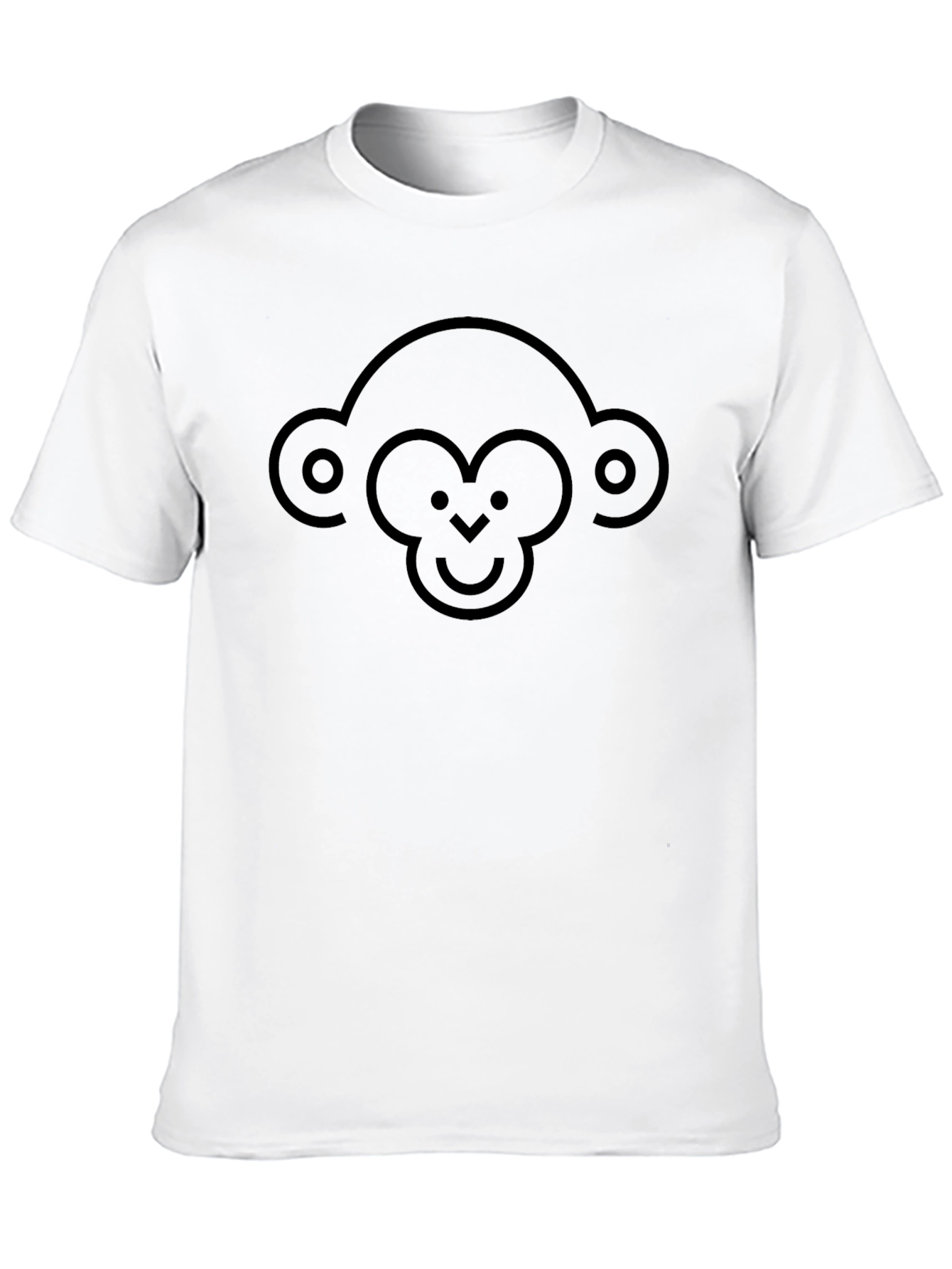 Monkey Face Graphic Tee - Stylish & Fun