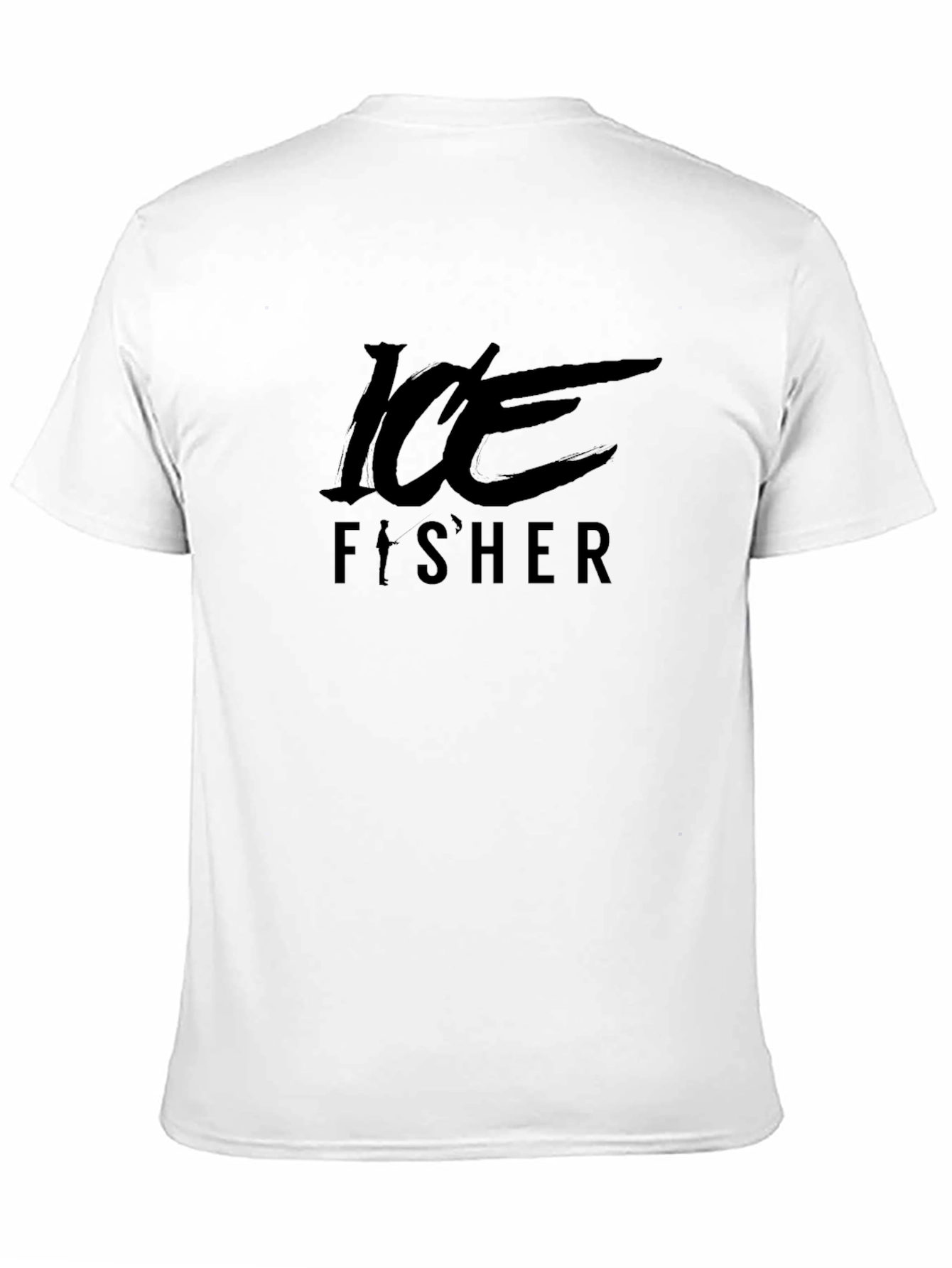 Ice Fisher Graphic Tee - Mens Black T-Shirt