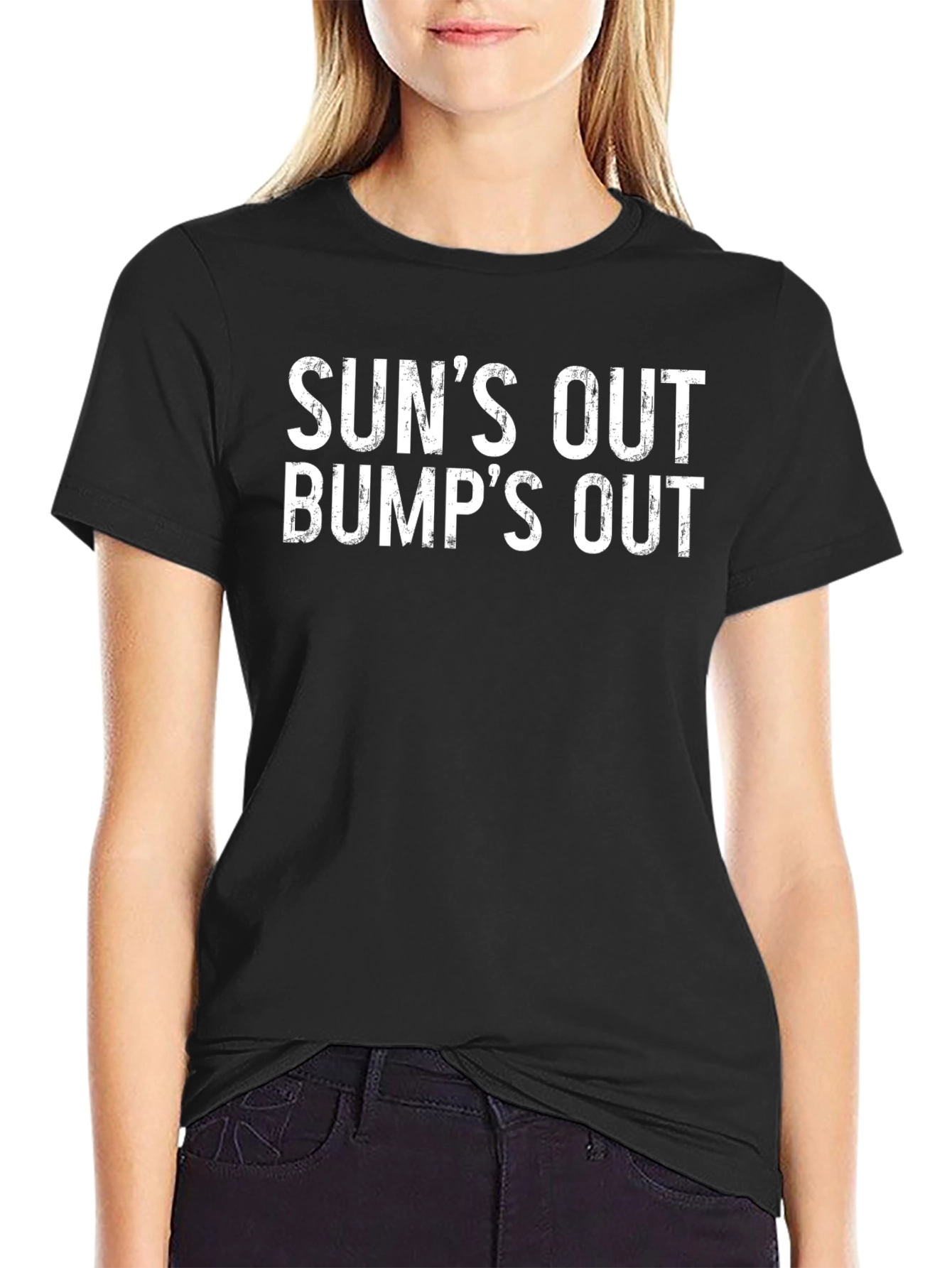 Suns Out Bumps Out Funny Graphic T-Shirt
