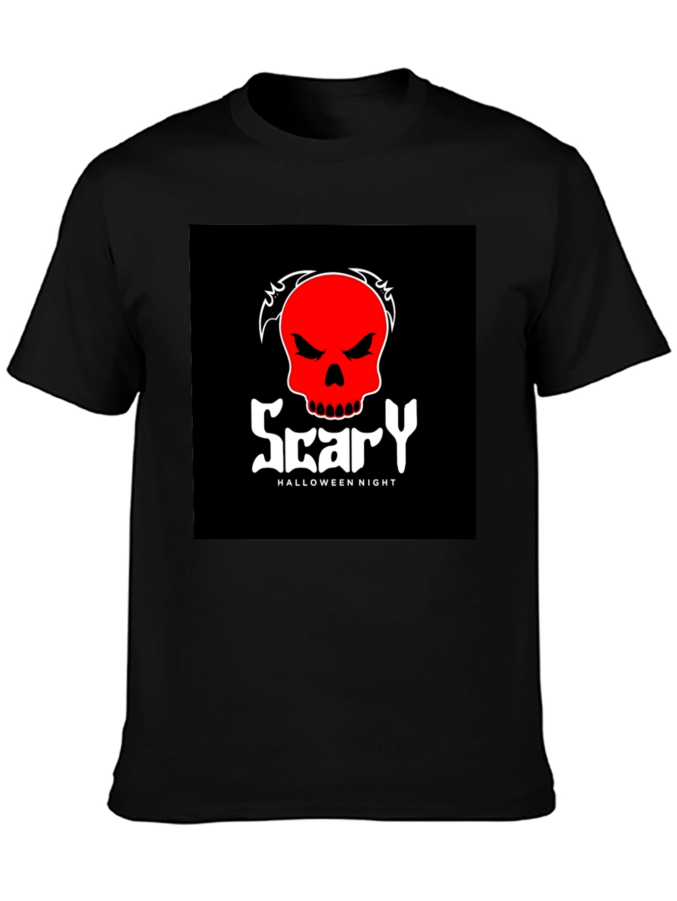 Scary Halloween Night Graphic T-Shirt