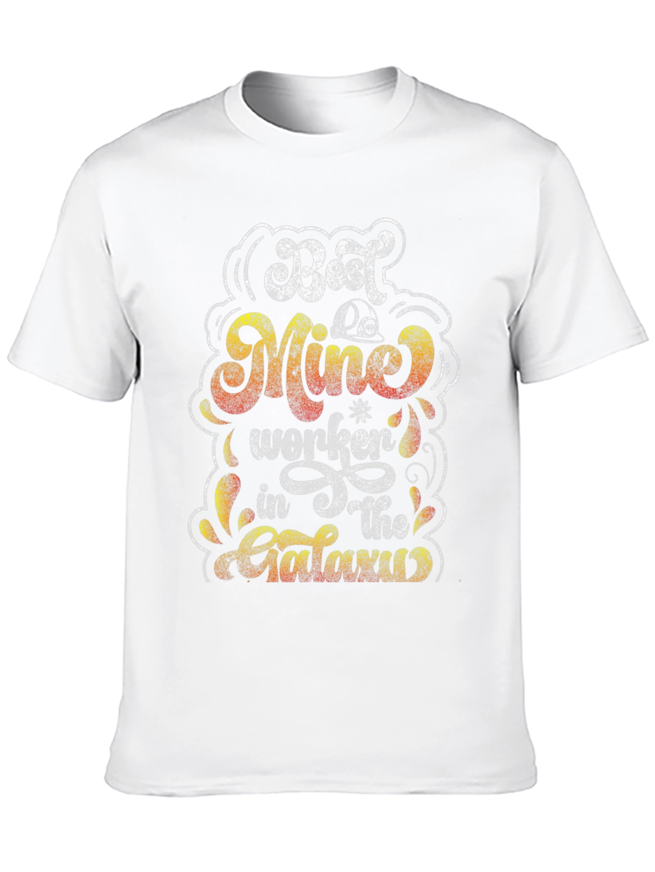 Best Mine Worker in the Galaxy Black T-Shirt