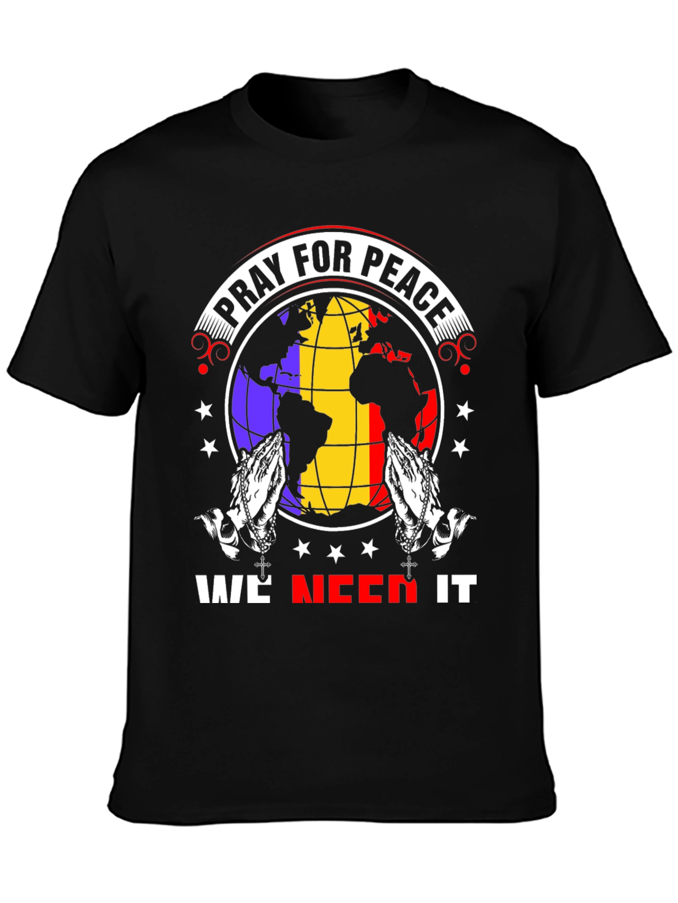 Pray for Peace Graphic T-Shirt