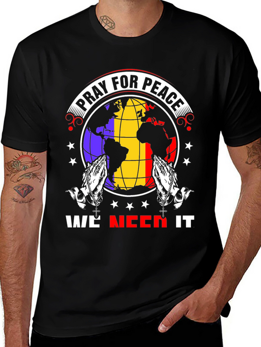 Pray for Peace Graphic T-Shirt