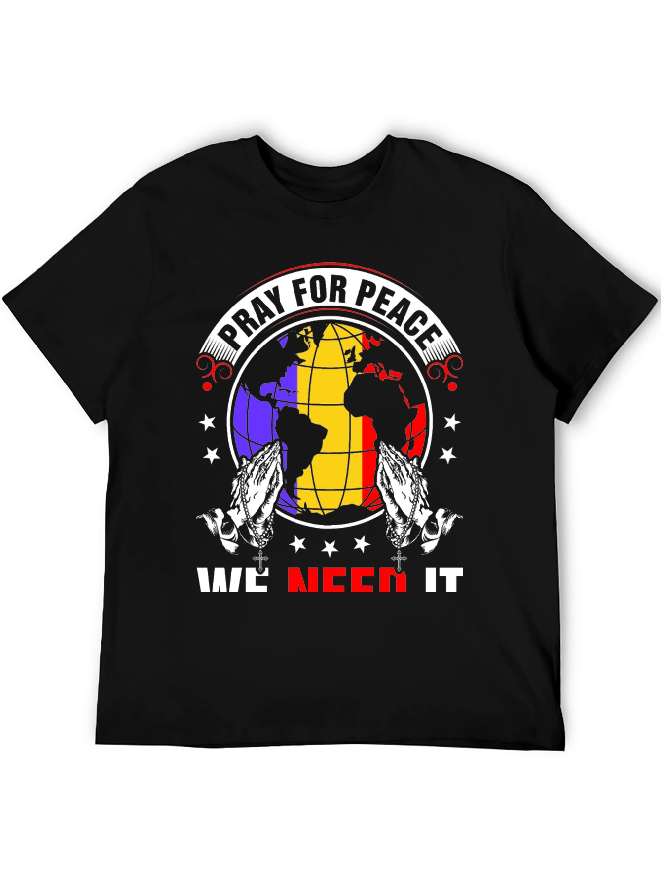 Pray for Peace Graphic T-Shirt