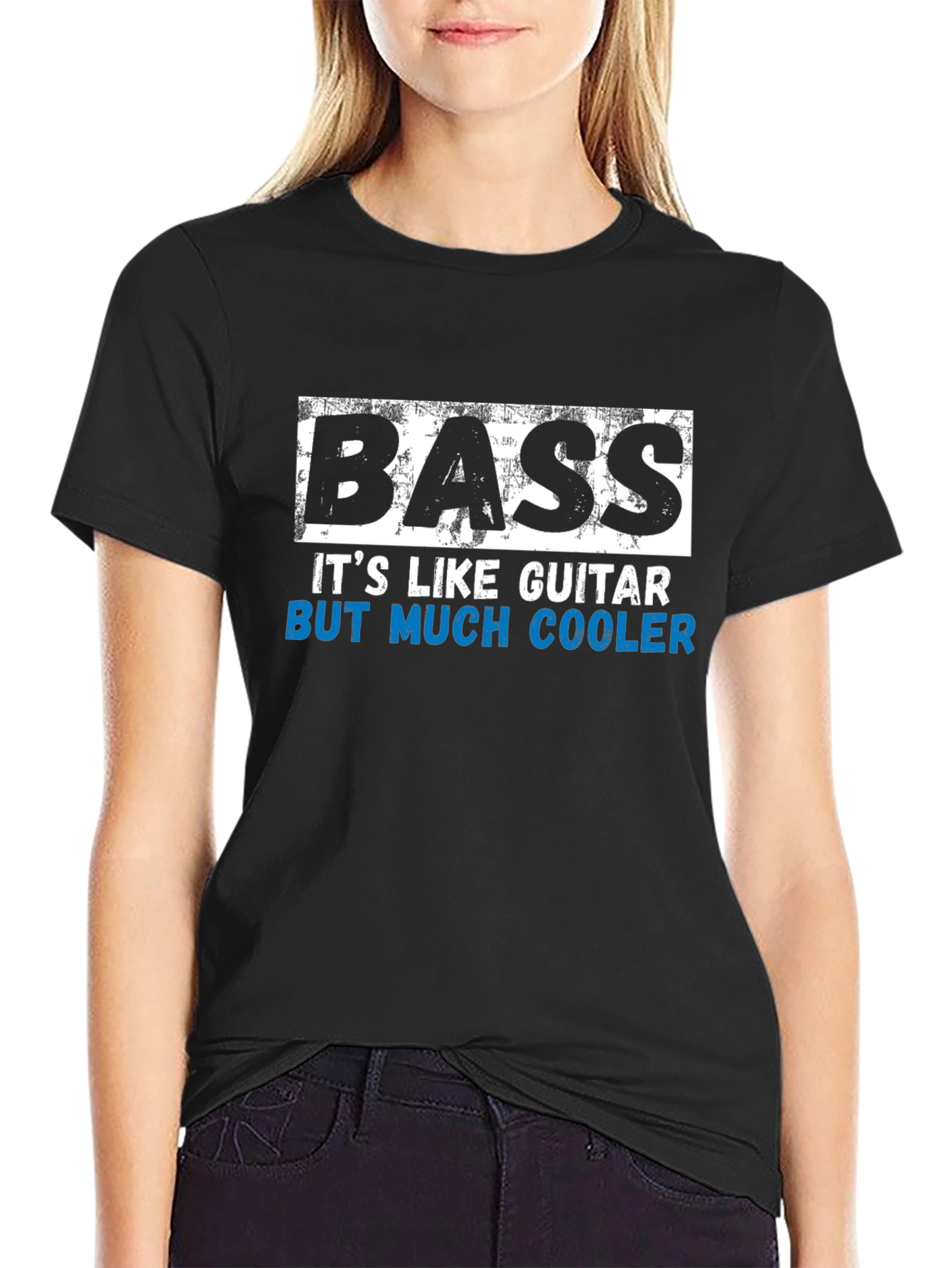 Bass is Cooler T-Shirt Musician Tee Funny Band Shirt