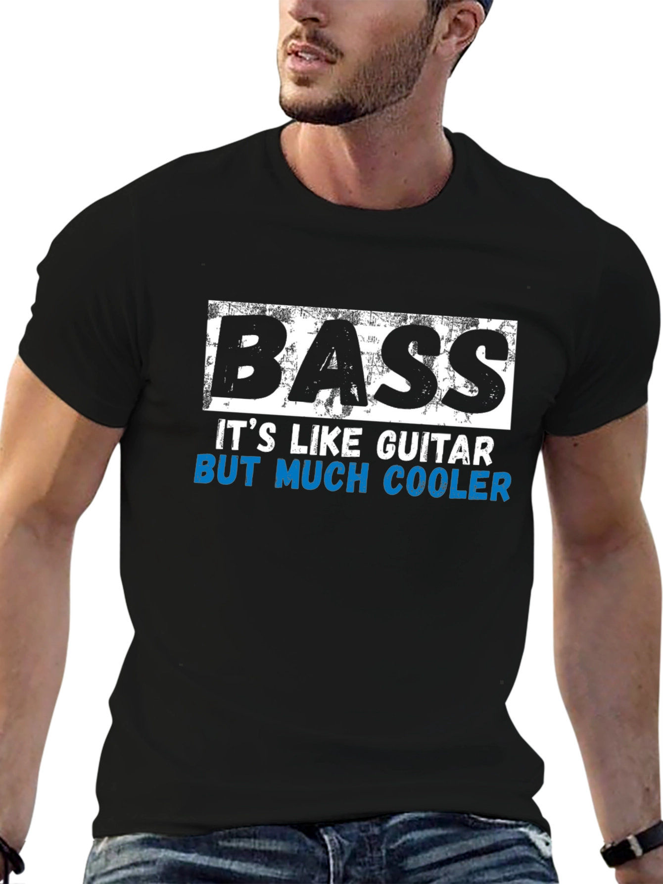 Bass is Cooler T-Shirt Musician Tee Funny Band Shirt